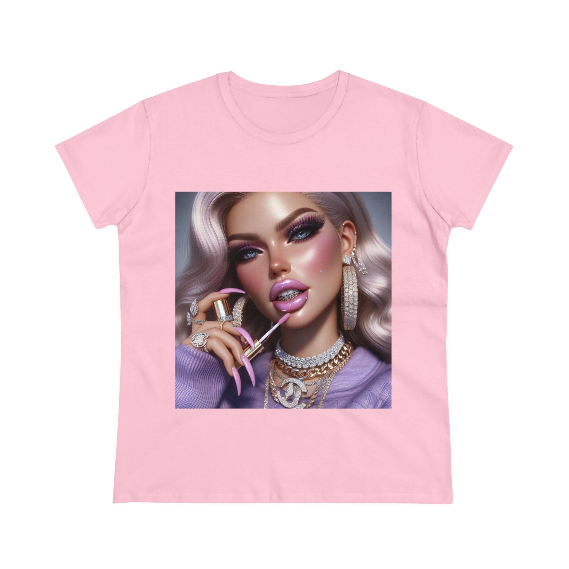 Gloss Up T-Shirt T-Shirt Printify Light Pink S