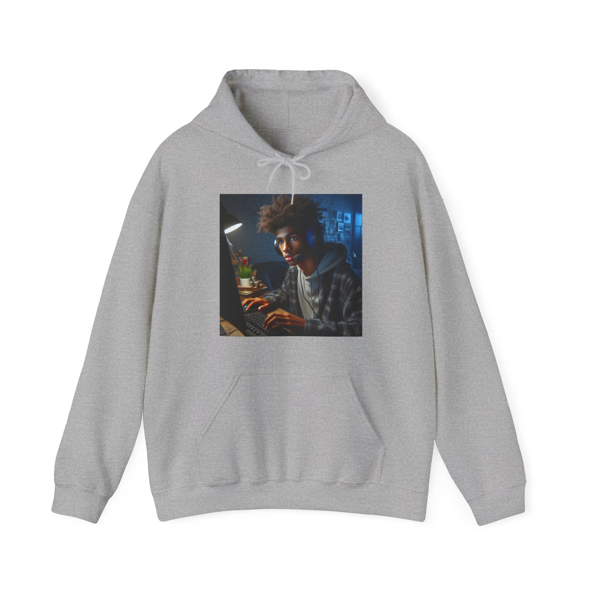 Game Time Hoodie Hoodie Printify Sport Grey S