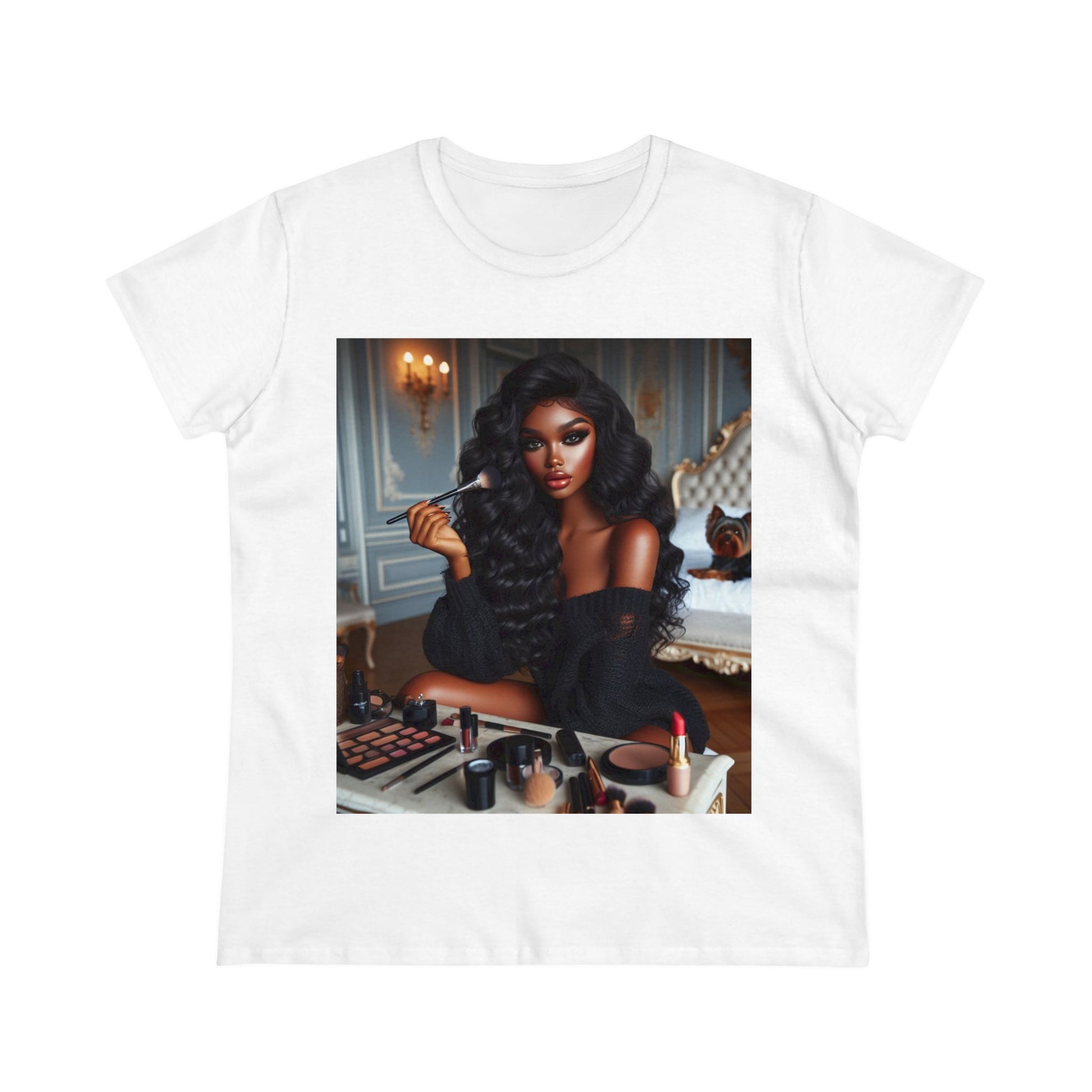 Make Up Time T-Shirt T-Shirt Printify White S