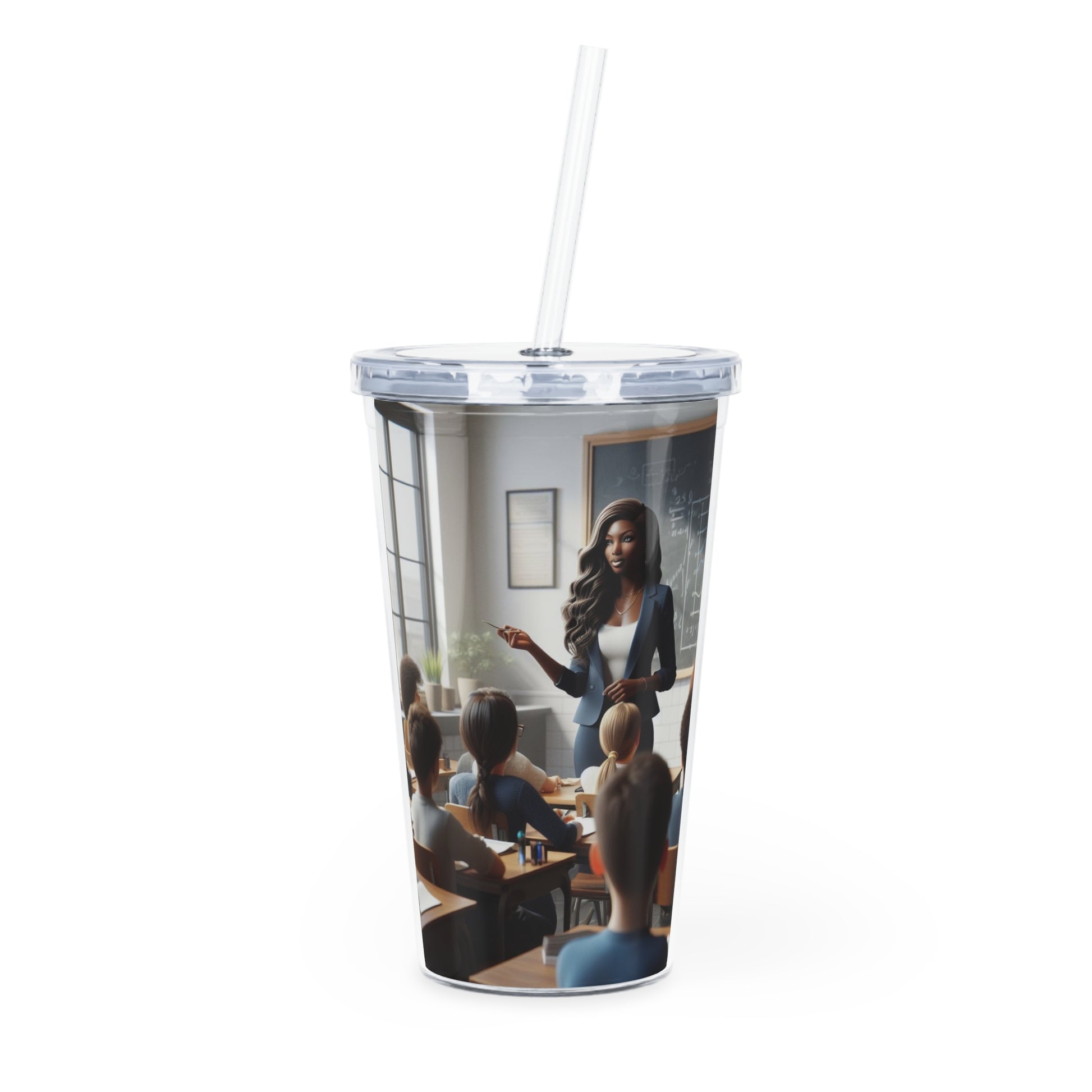 Class in Session Tumbler with Straw Mug Printify 20oz Transparent