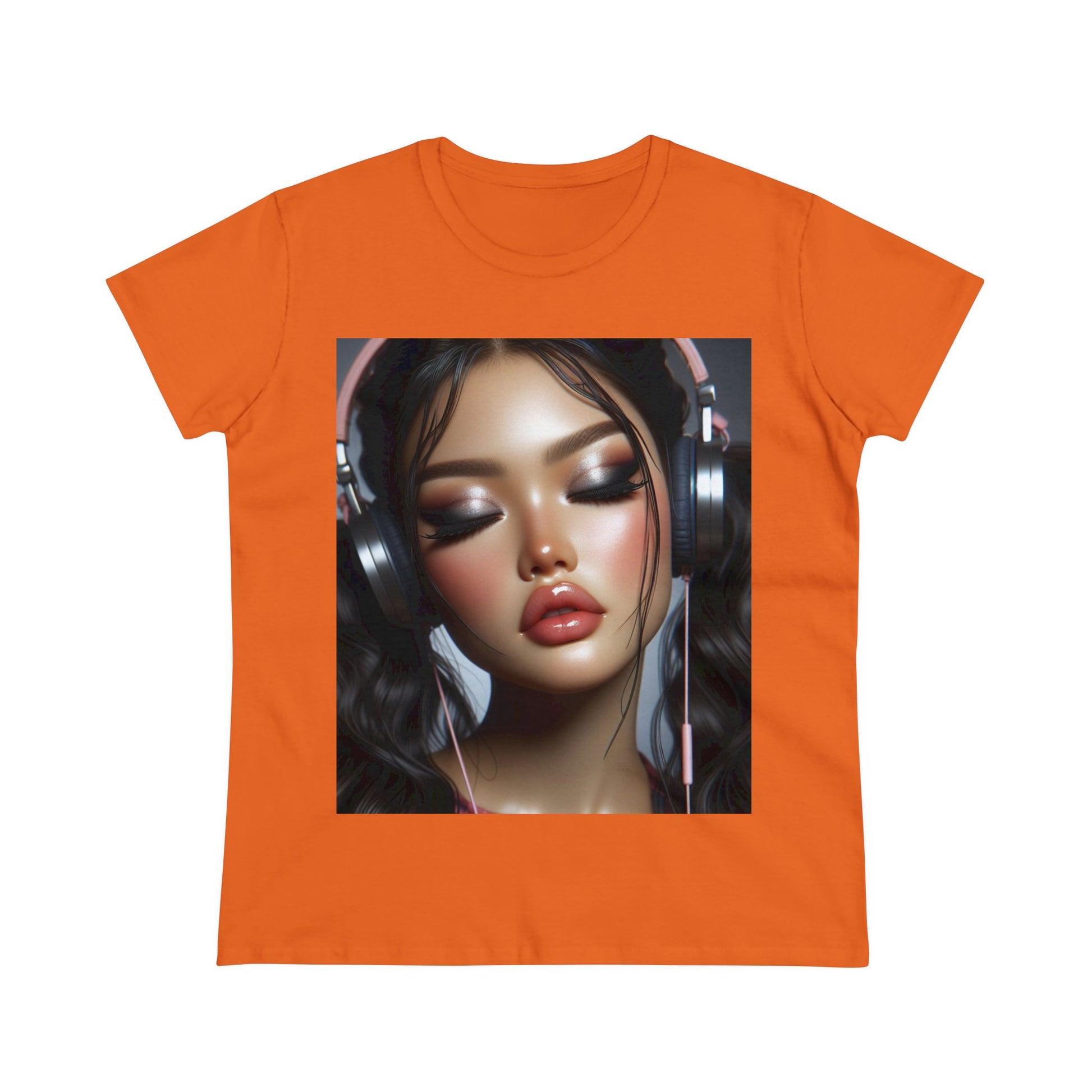 Music Vibes T-Shirt T-Shirt Printify Orange S