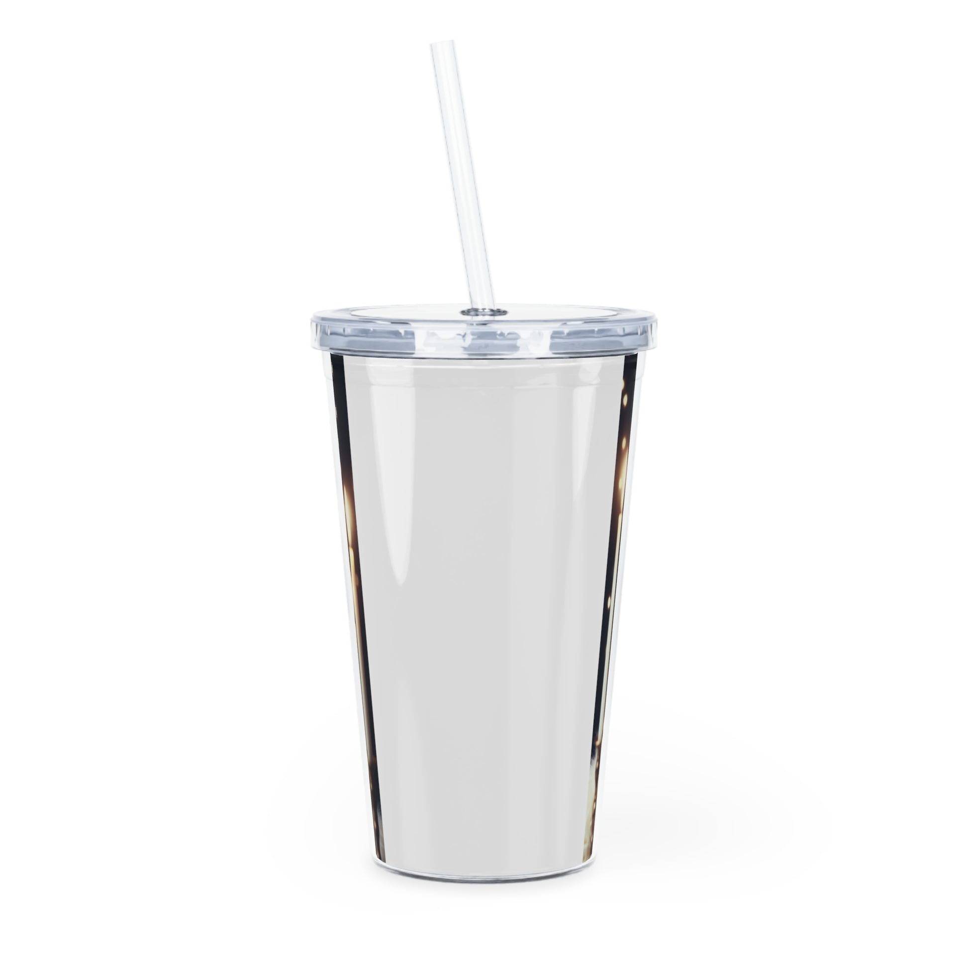 Elegant Meal Tumbler with Straw Mug Printify