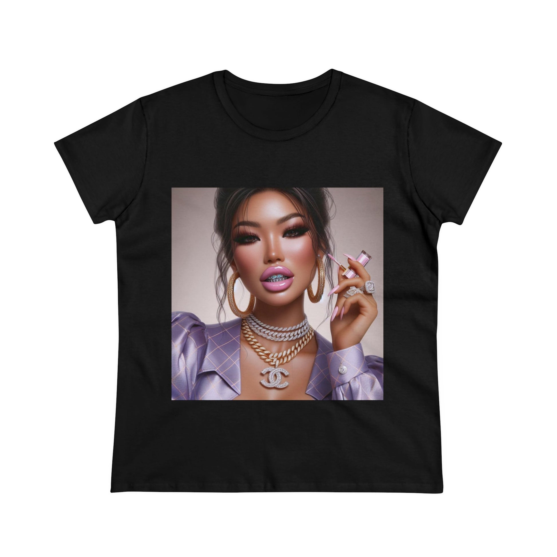 Gloss Up T-Shirt T-Shirt Printify Black S