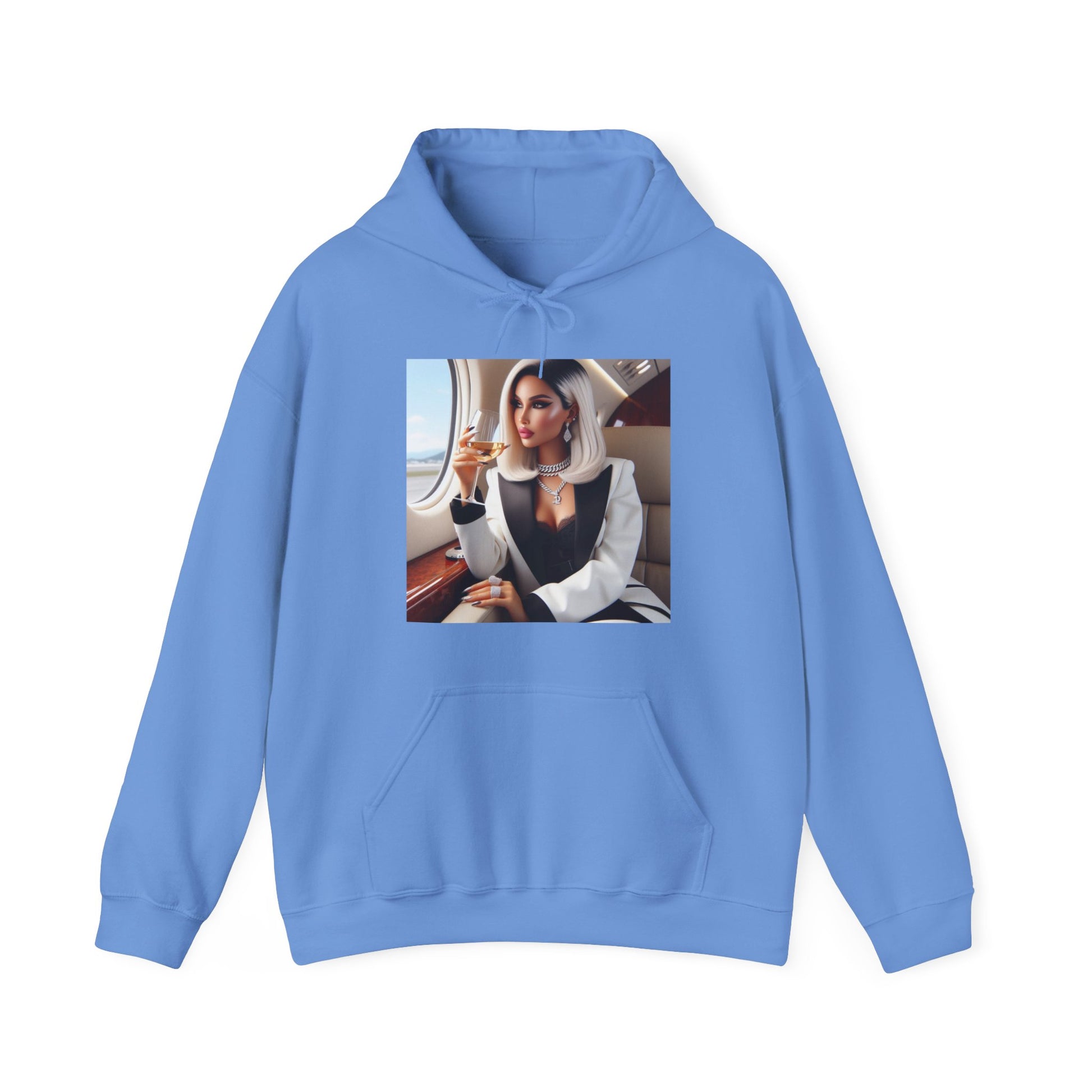 Private Business Hoodie Hoodie Printify Carolina Blue S