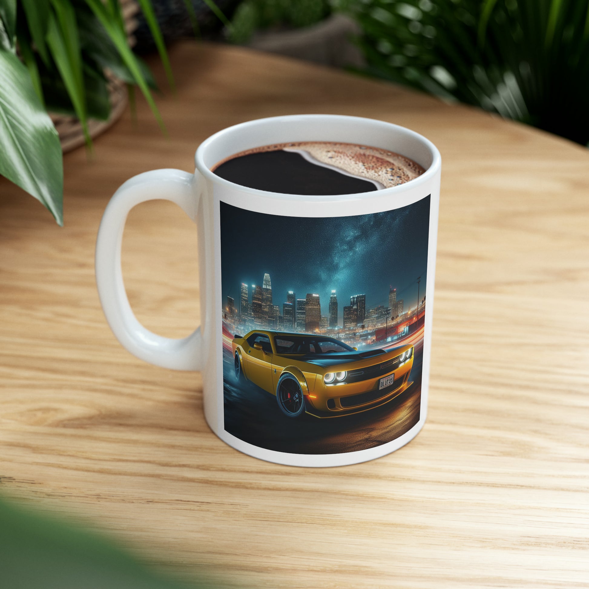 Yellow Challenger Mug Mug Printify