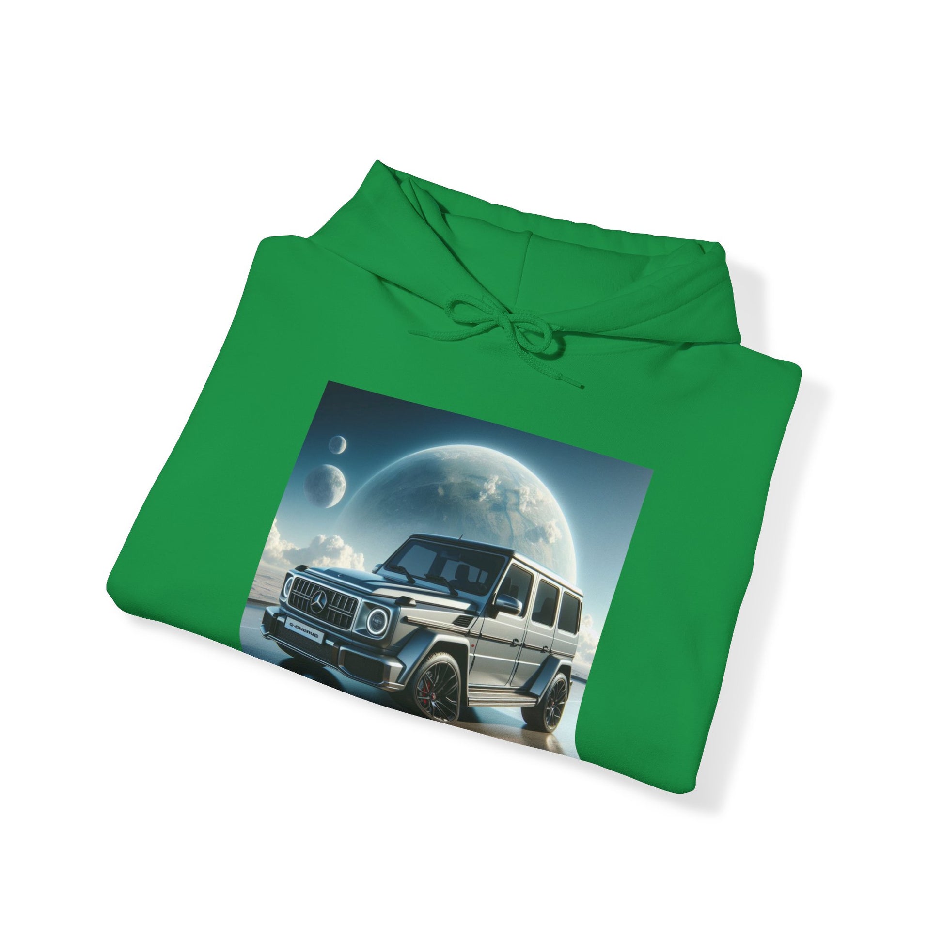 Silver G-Wagon Hoodie Hoodie Printify