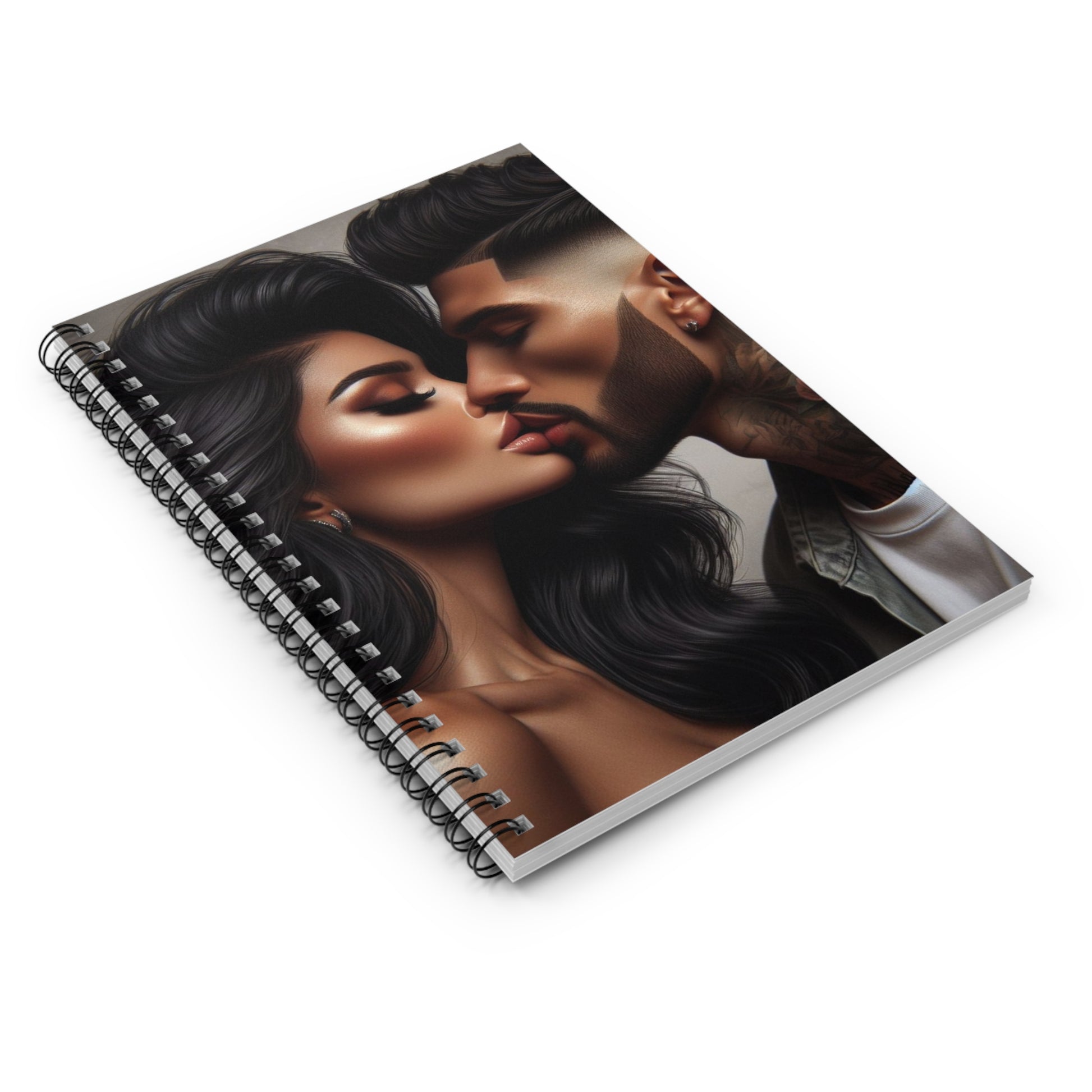 Kiss Me Spiral Notebook Paper products Printify