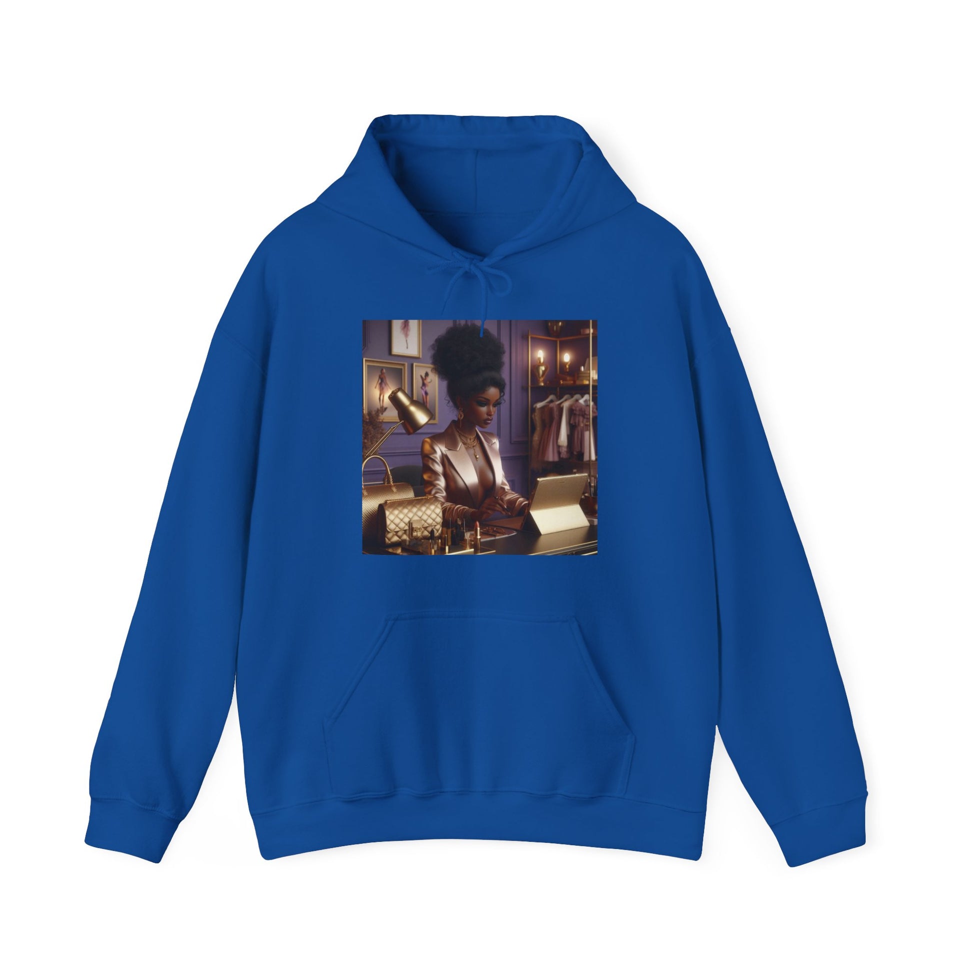 Fashion and Beauty Hoodie Hoodie Printify Royal S