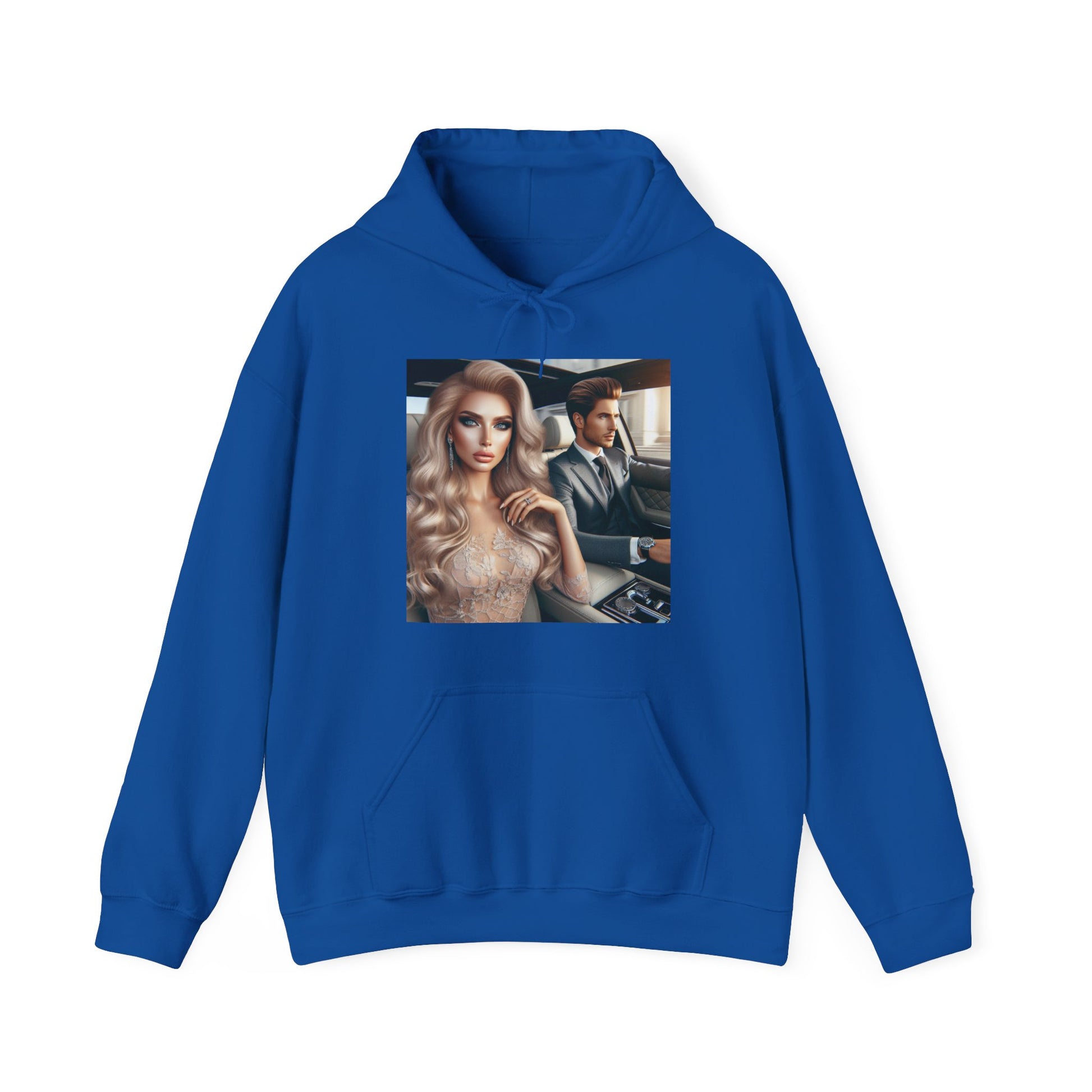 Elegant Drive Hoodie Hoodie Printify Royal S