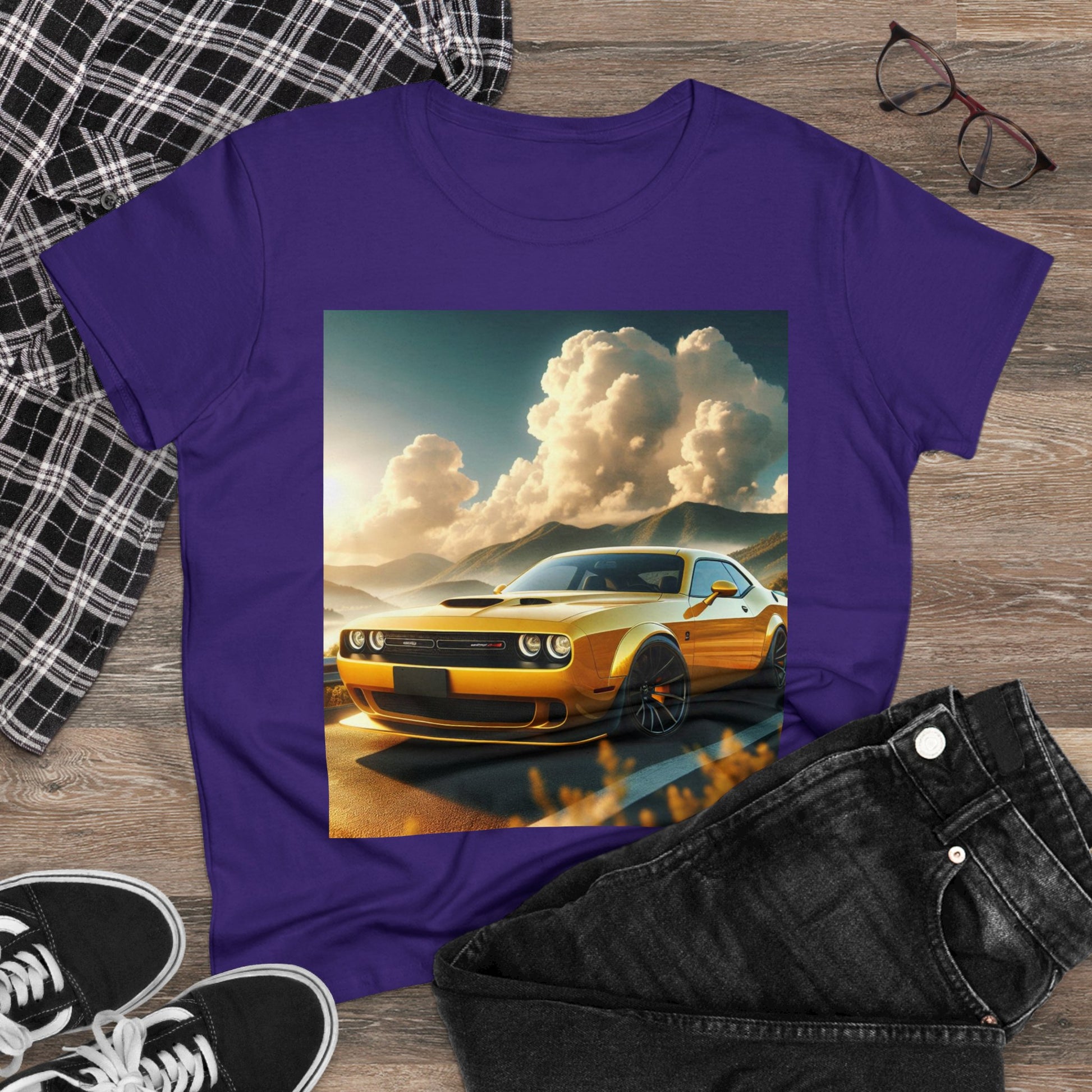 Yellow Challenger T-Shirt T-Shirt Printify
