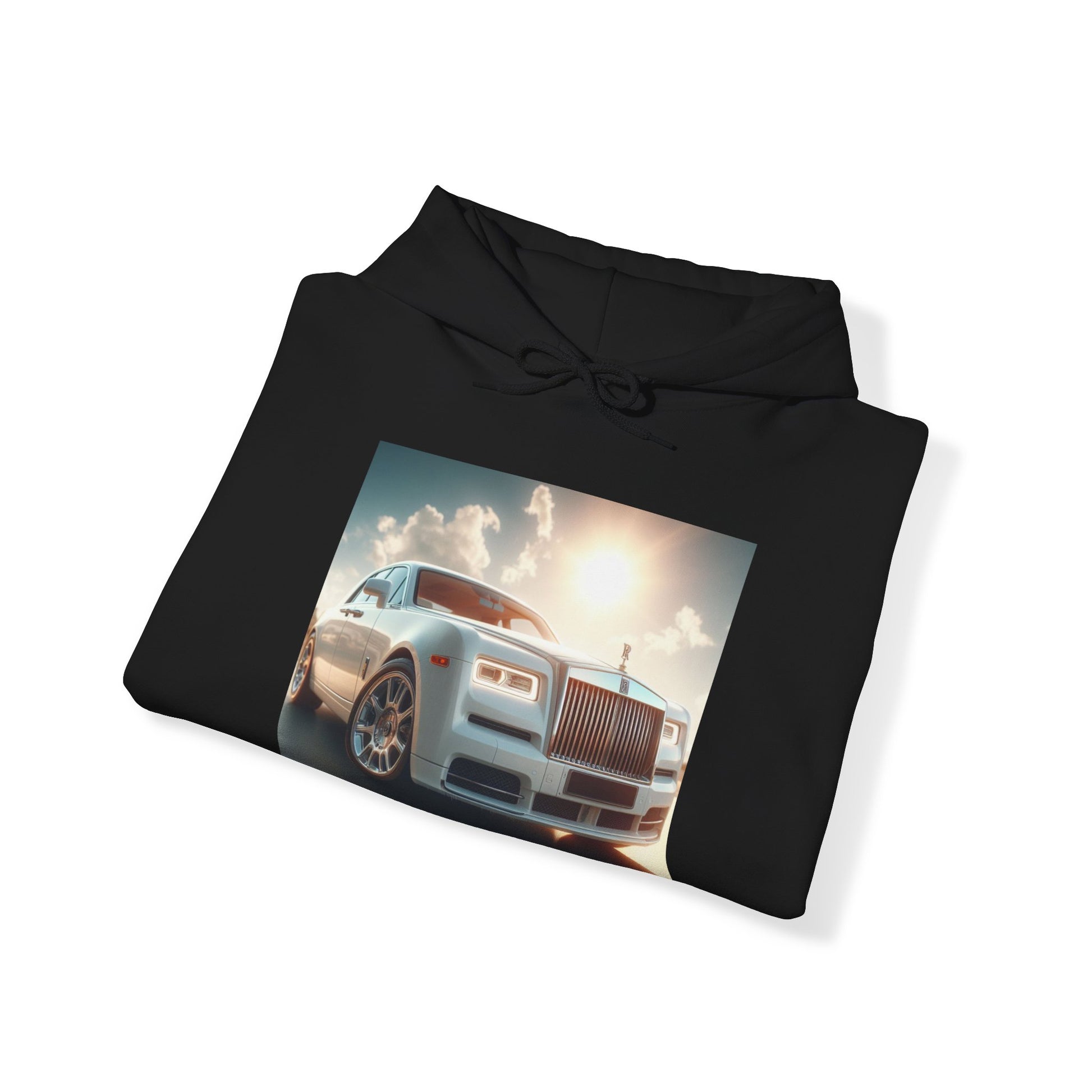 White Rolls Royce Hoodie Hoodie Printify