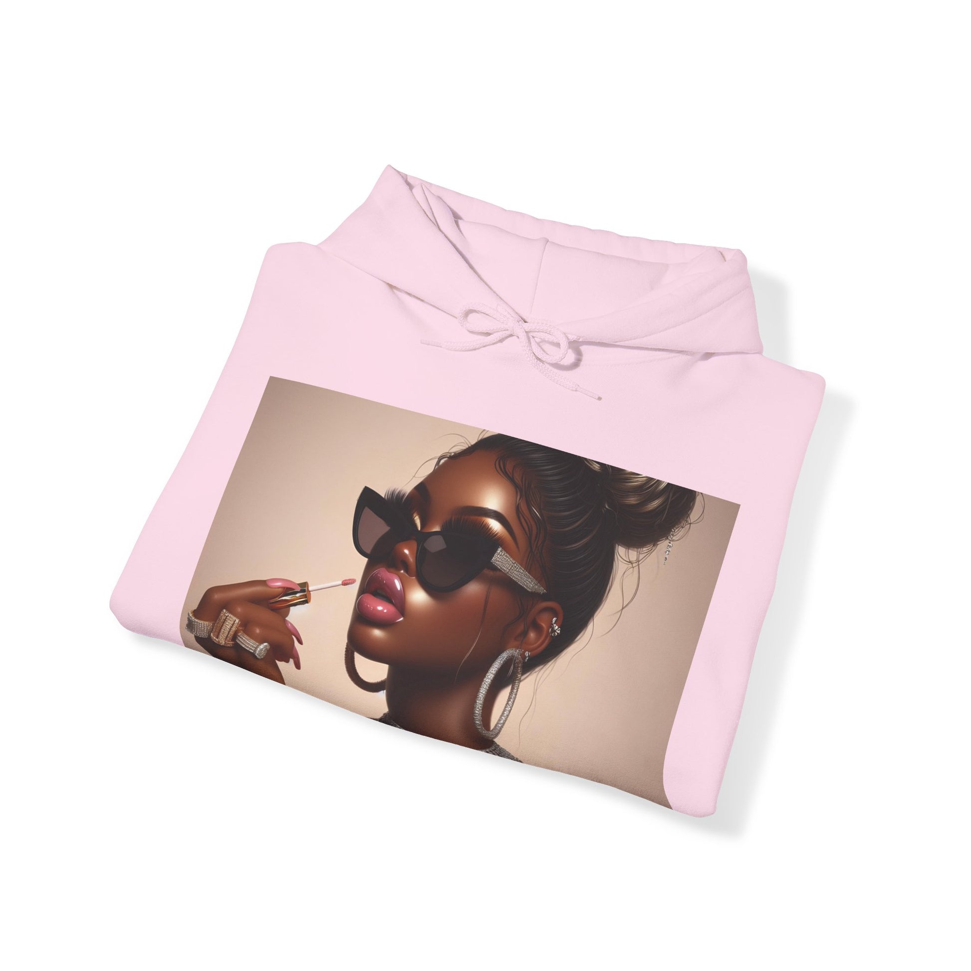 My Lip Gloss is Poppin Hoodie Hoodie Printify
