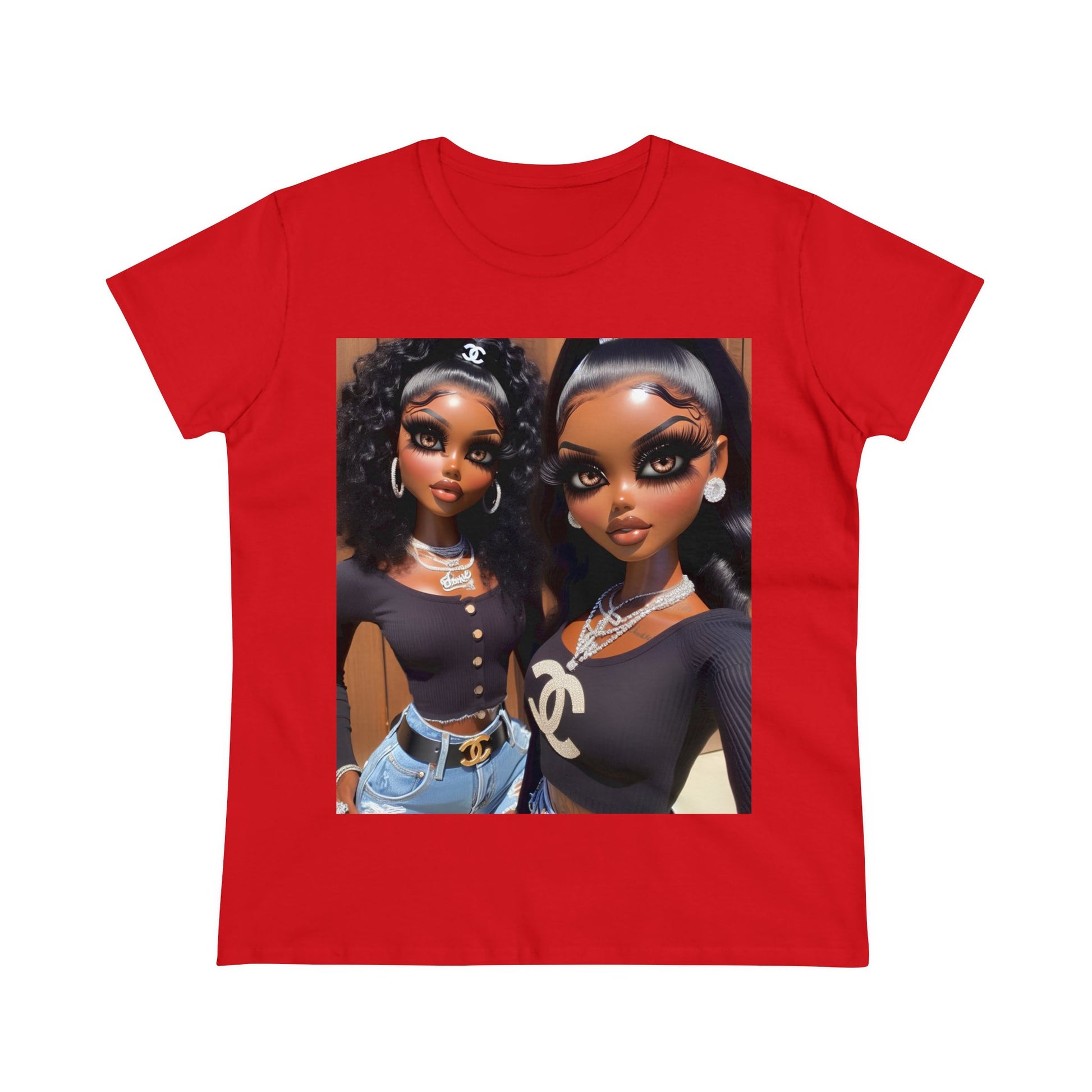 Outside Baddies T-Shirt T-Shirt Printify Red S