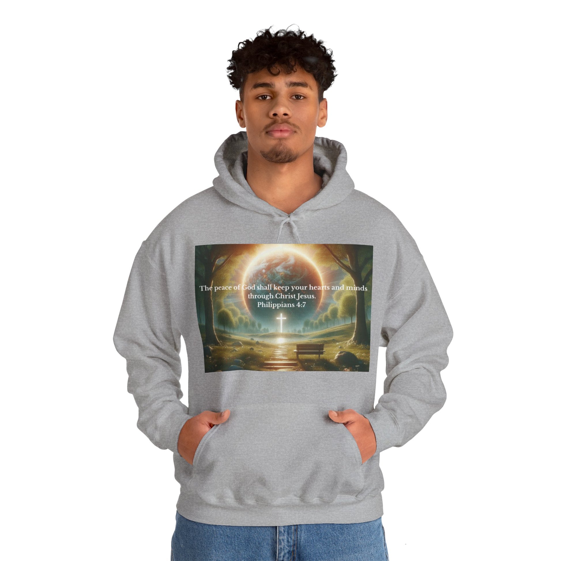 Philippians 4:7 Hoodie Hoodie Printify
