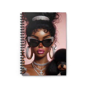 My Dog and I Spiral Notebook Paper products Printify One Size