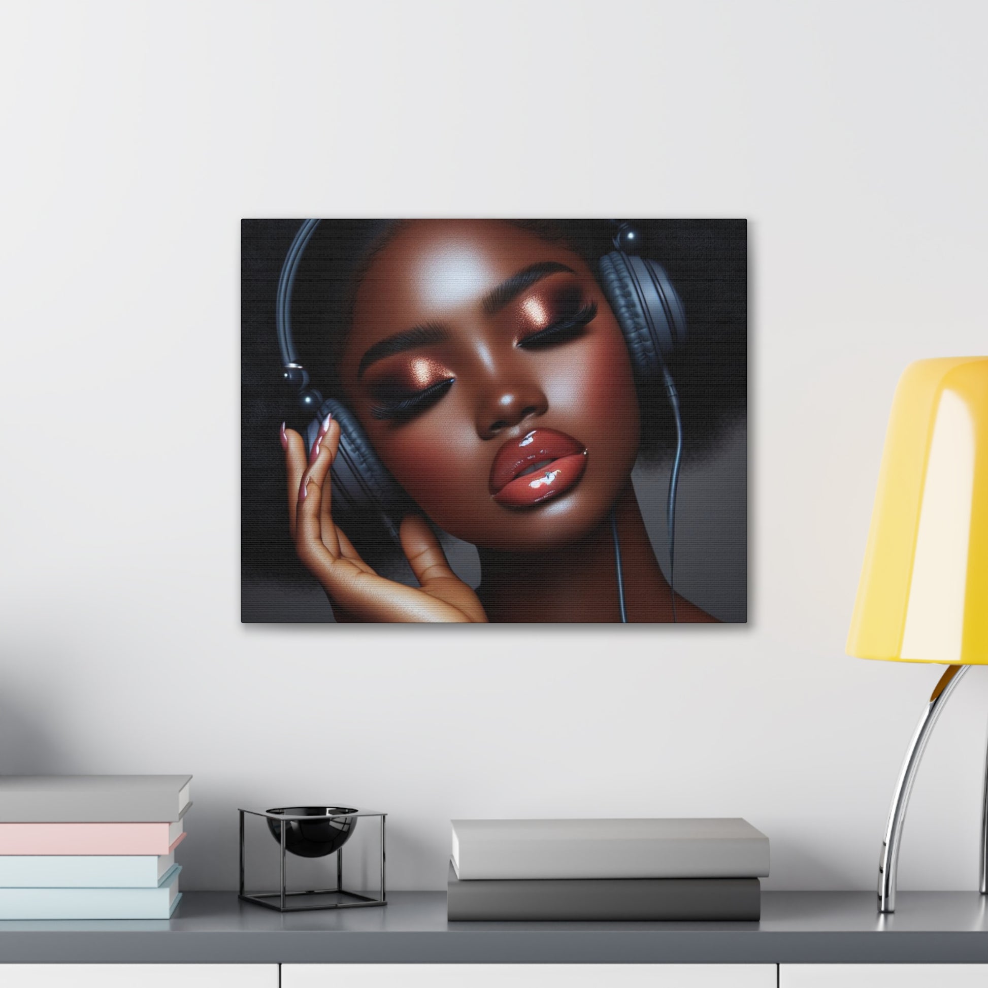 Music Vibes Canvas Canvas Printify 20″ x 16″ (Horizontal) 0.75''