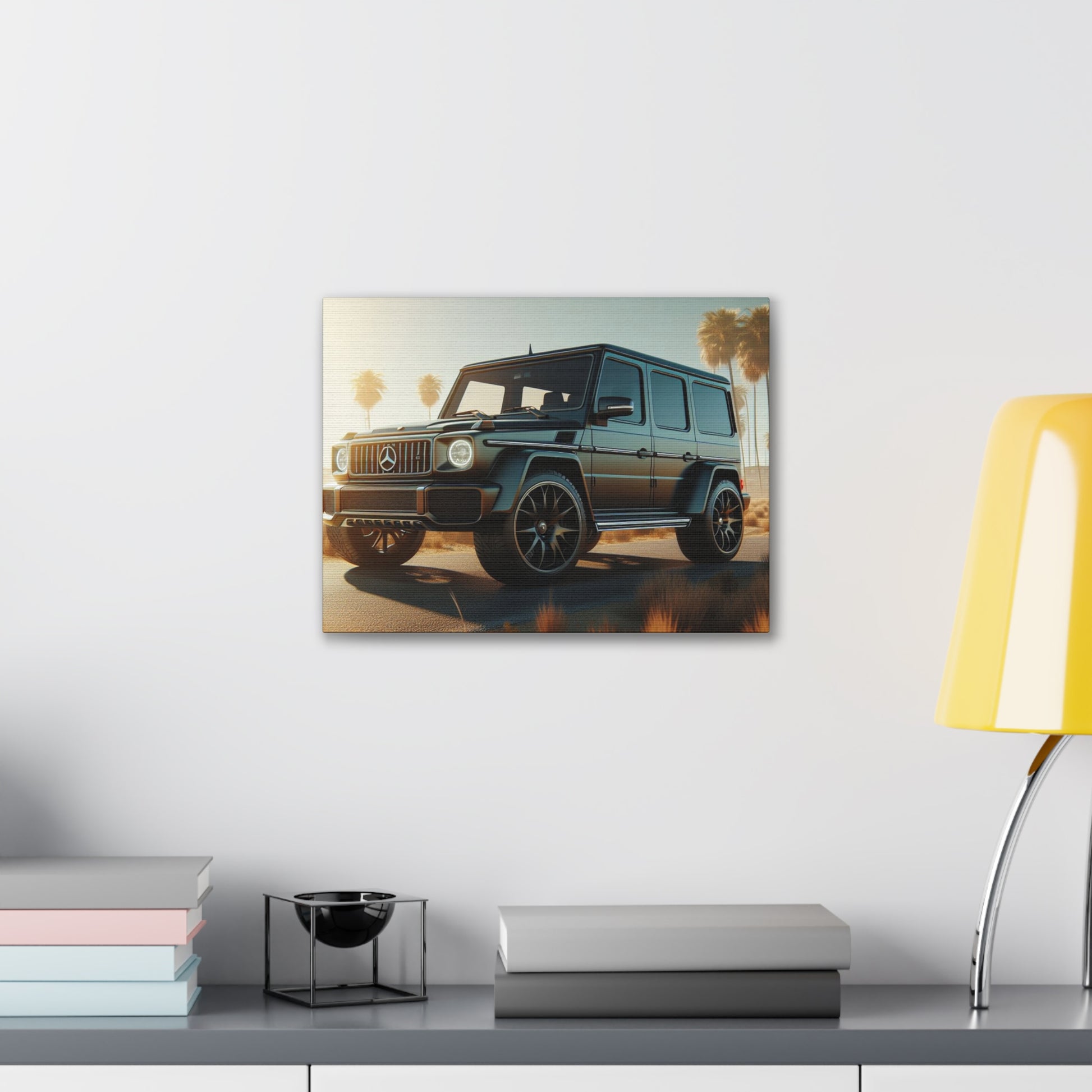 Black G-Wagon Canvas Canvas Printify 16″ x 12″ (Horizontal) 0.75''