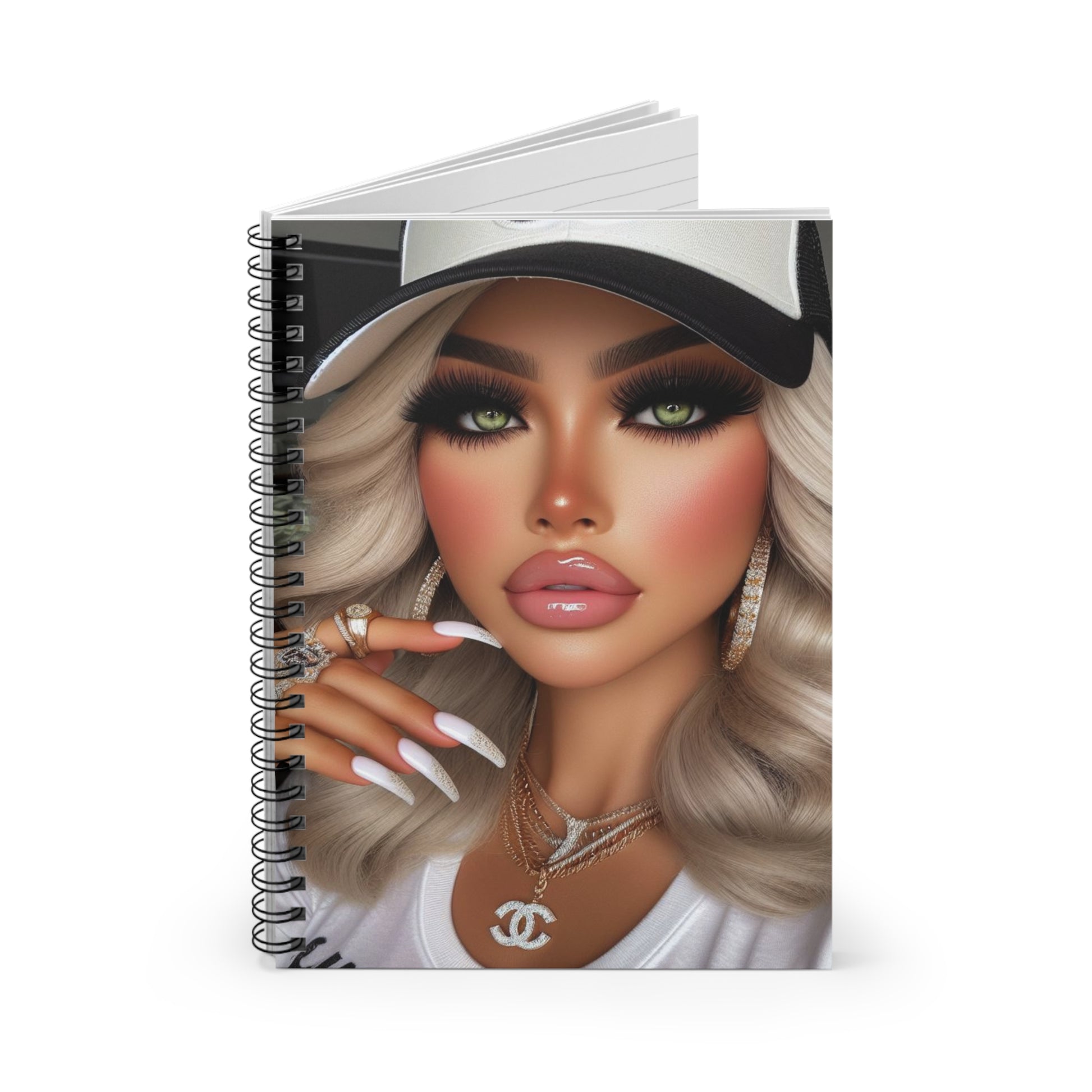 Big Money Spiral Notebook Paper products Printify