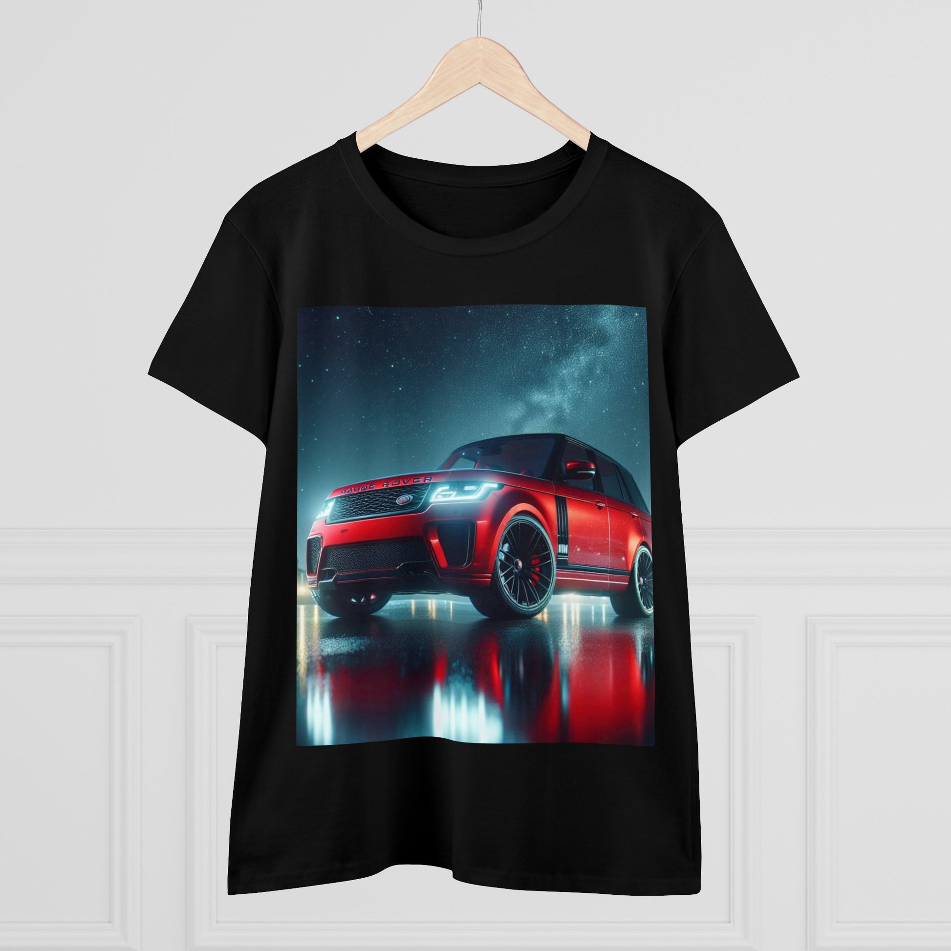Red Range Rover T-Shirt T-Shirt Printify