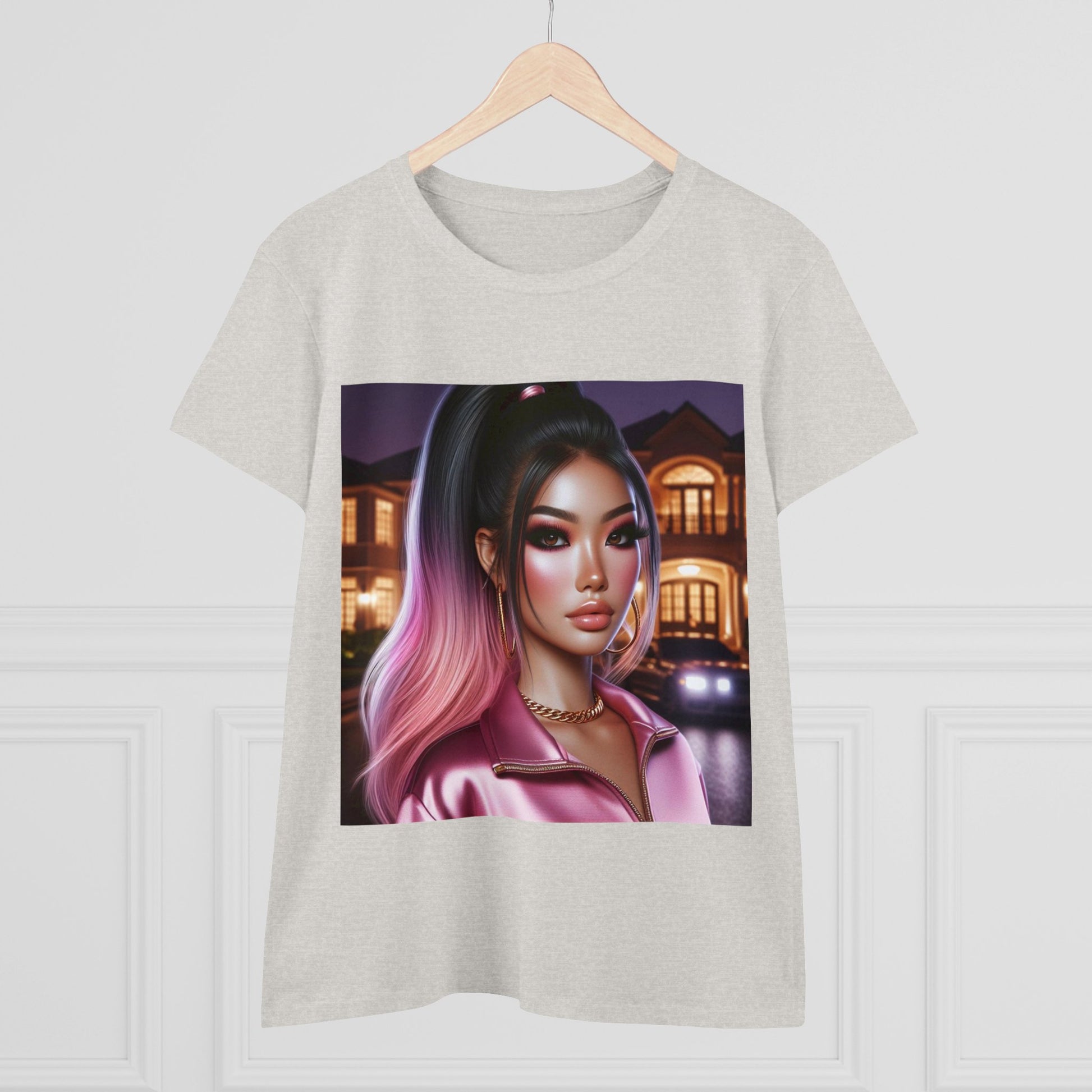 Pink at Night T-Shirt T-Shirt Printify