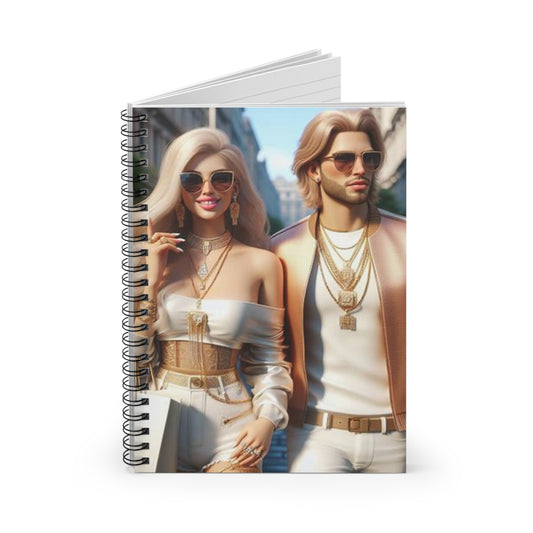 Thank You to My Man Spiral Notebook Paper products Printify