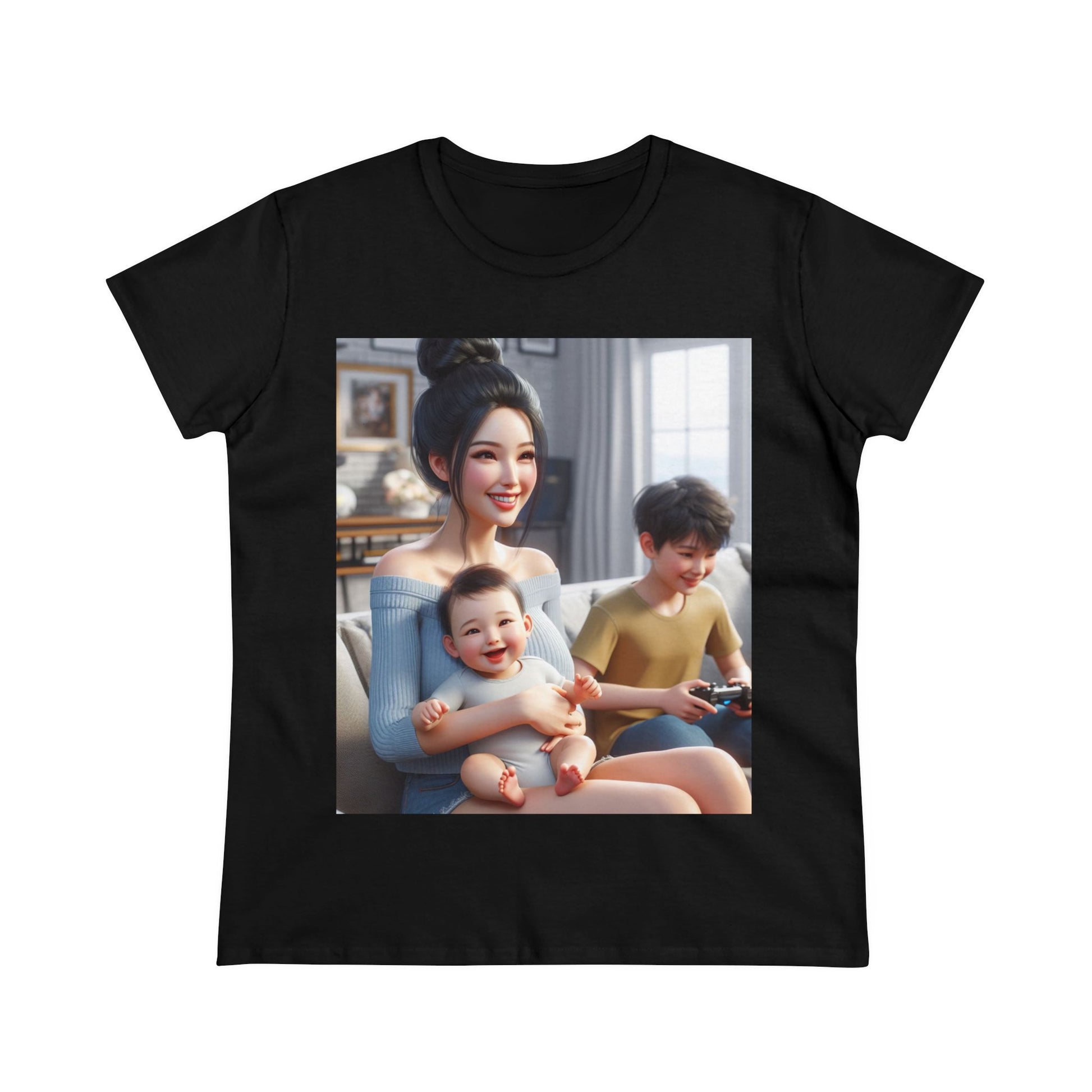 Family Time T-Shirt T-Shirt Printify Black S