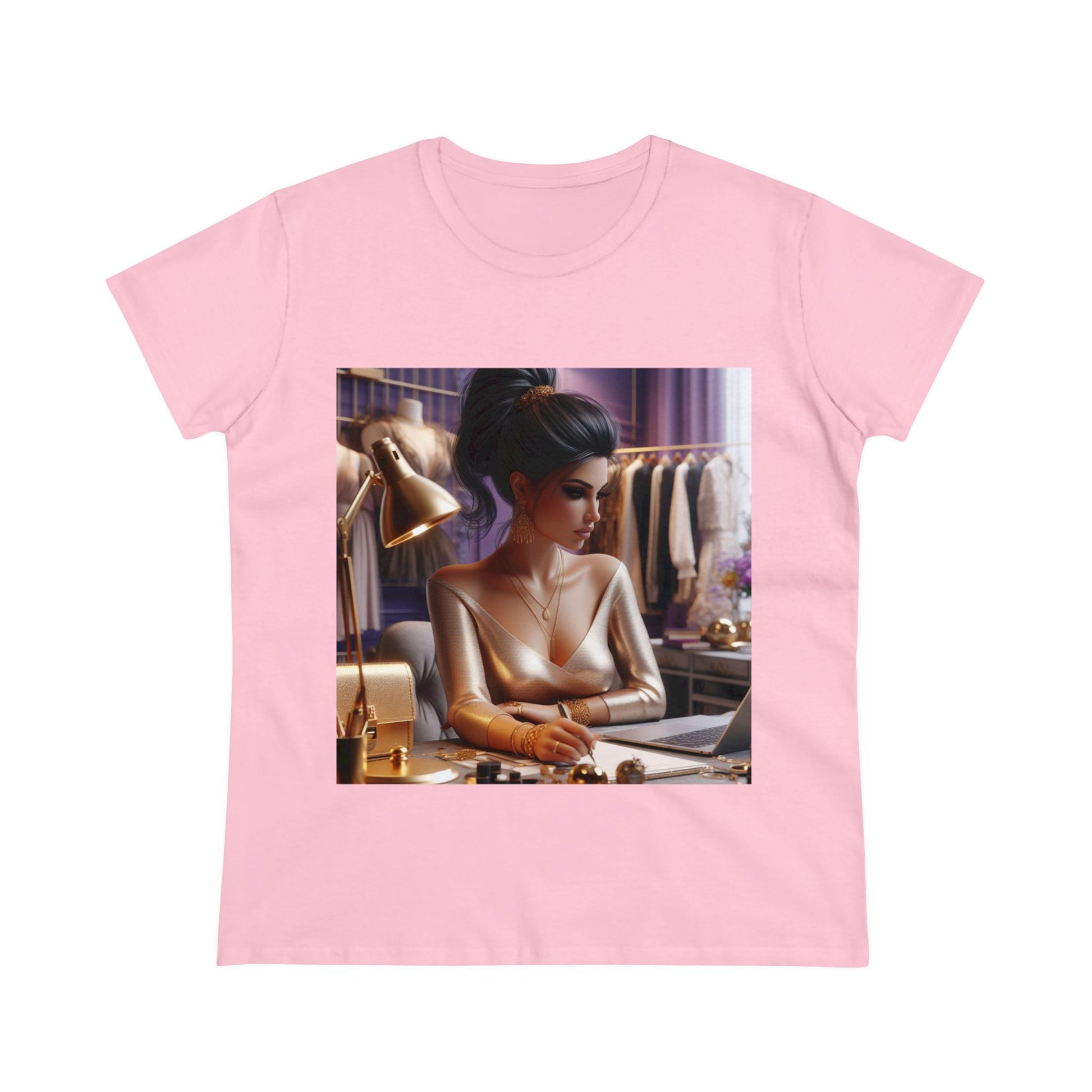 Fashion and Beauty T-Shirt T-Shirt Printify Light Pink S