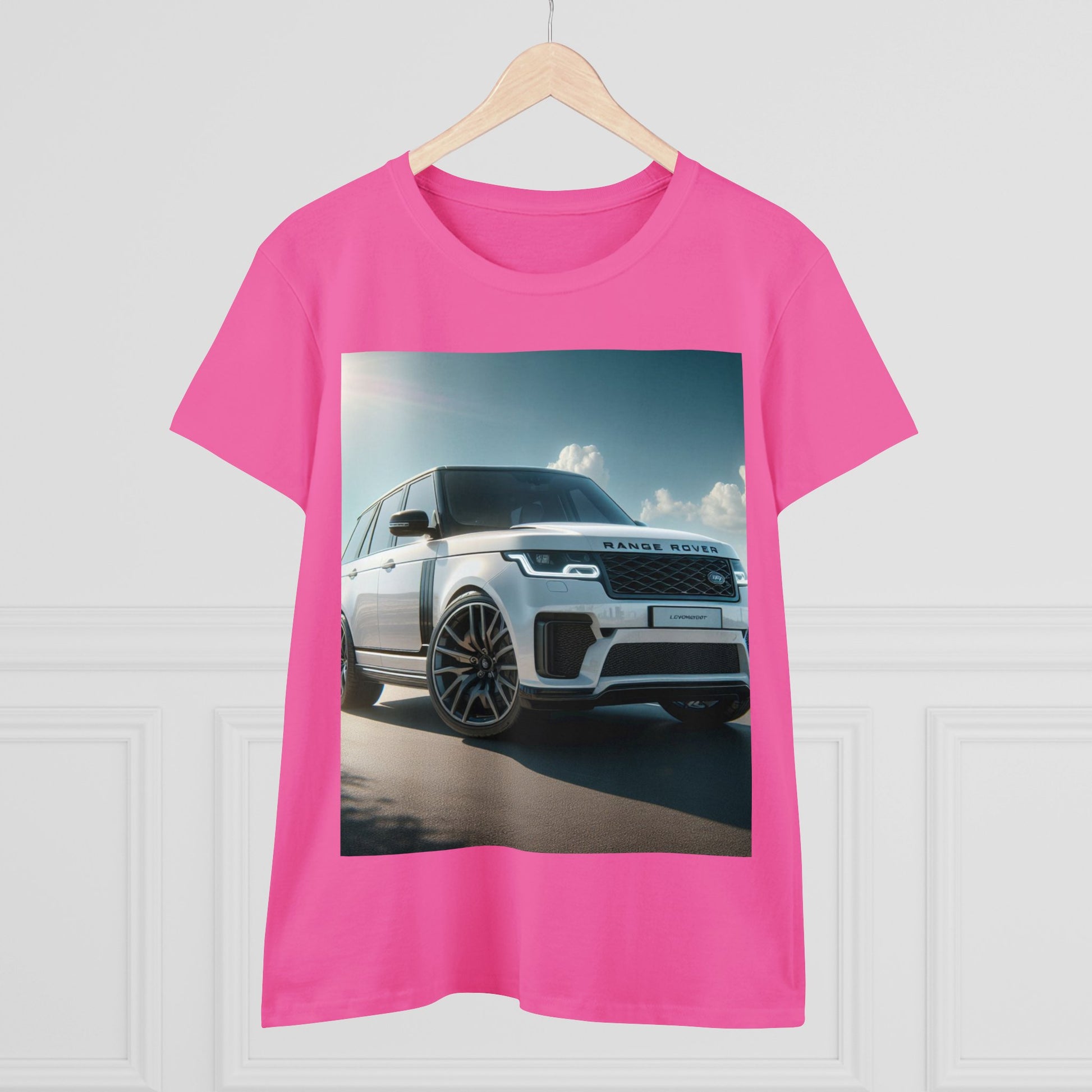 White Range Rover T-Shirt T-Shirt Printify