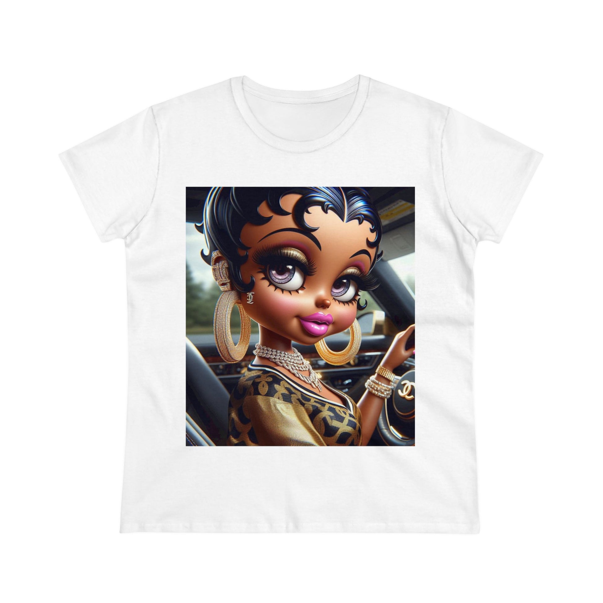 Betty Beauty T-shirt T-Shirt Printify White S