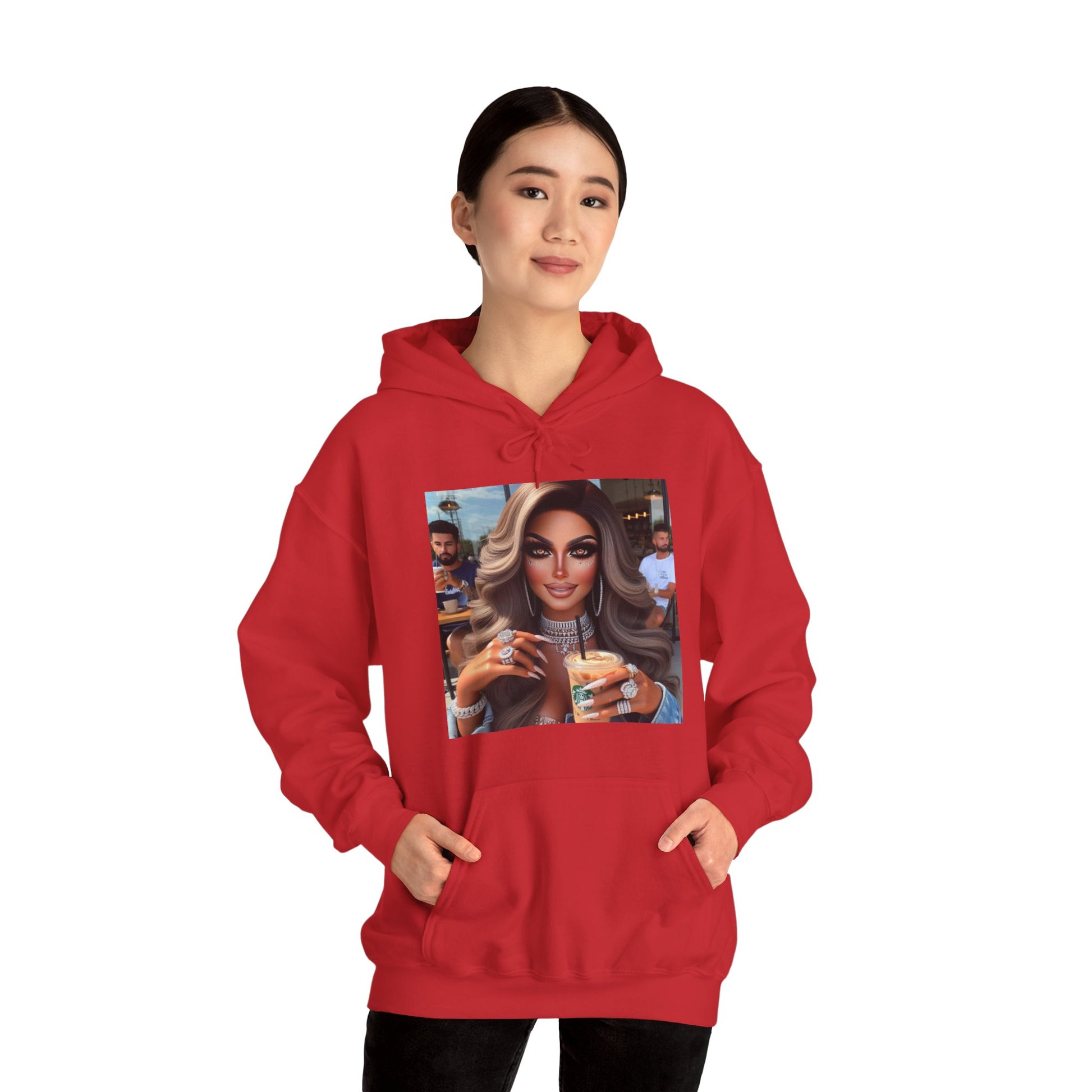 Coffee Beauty Hoodie Hoodie Printify