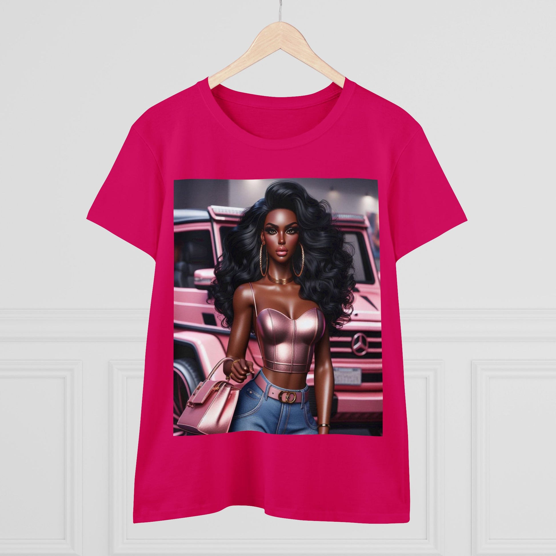 Pink Luxury T-Shirt T-Shirt Printify