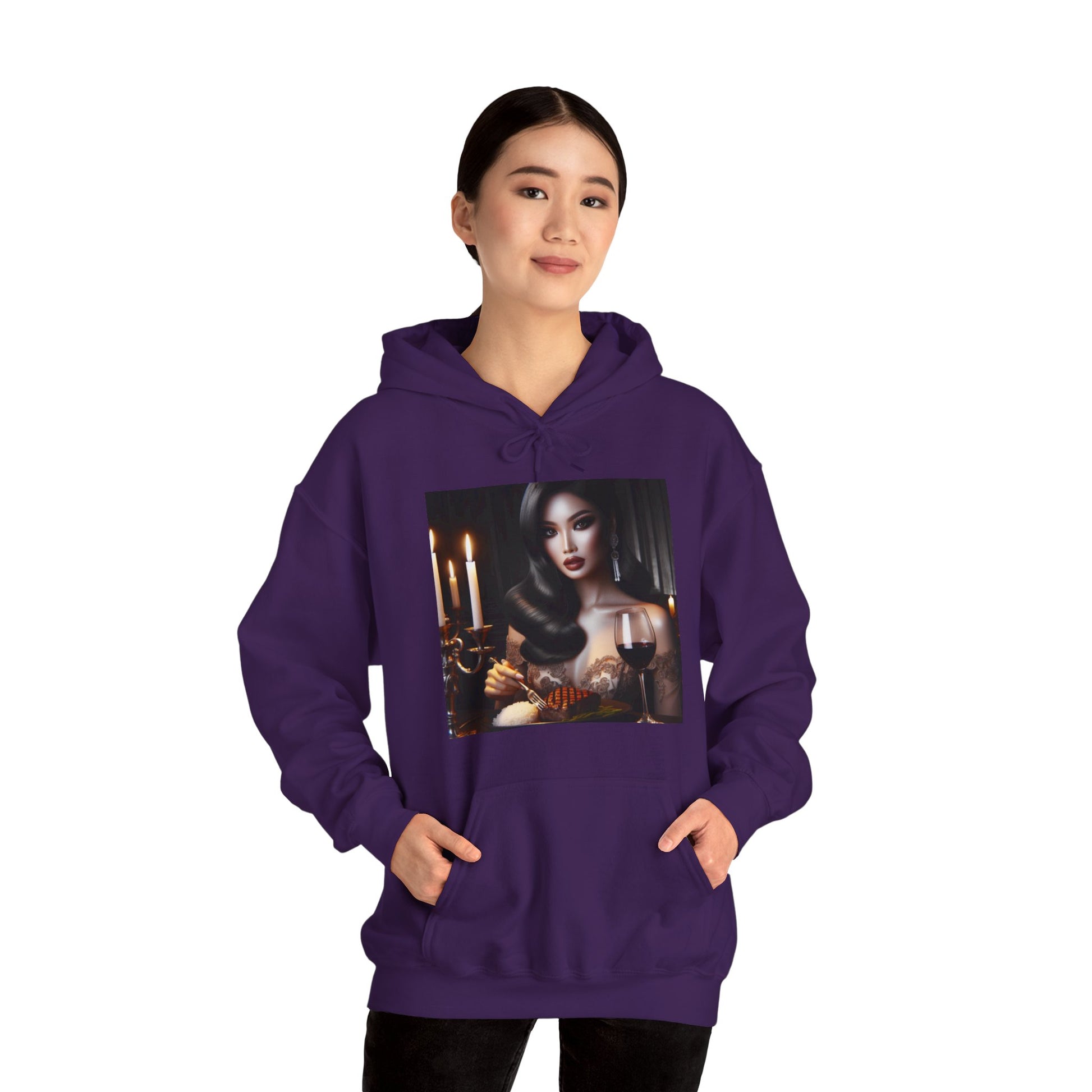 Elegant Meal Hoodie Hoodie Printify