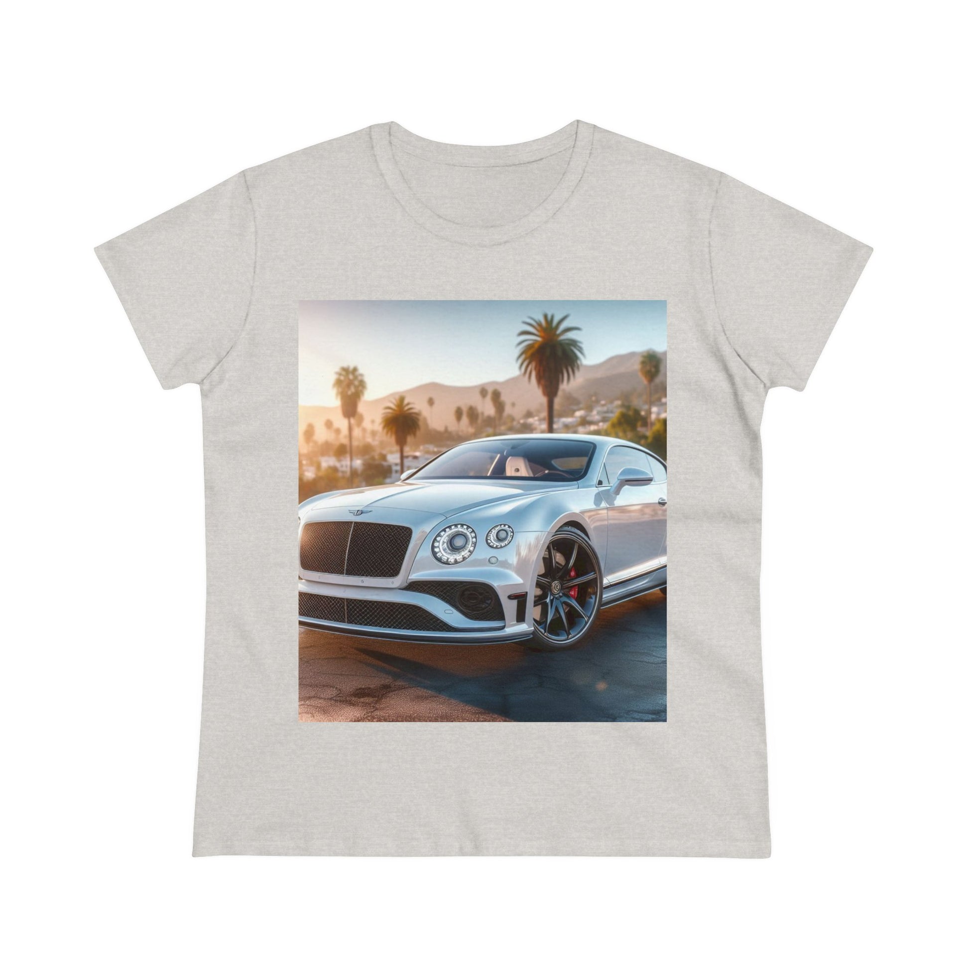 Silver Bentley T-Shirt T-Shirt Printify Ash S
