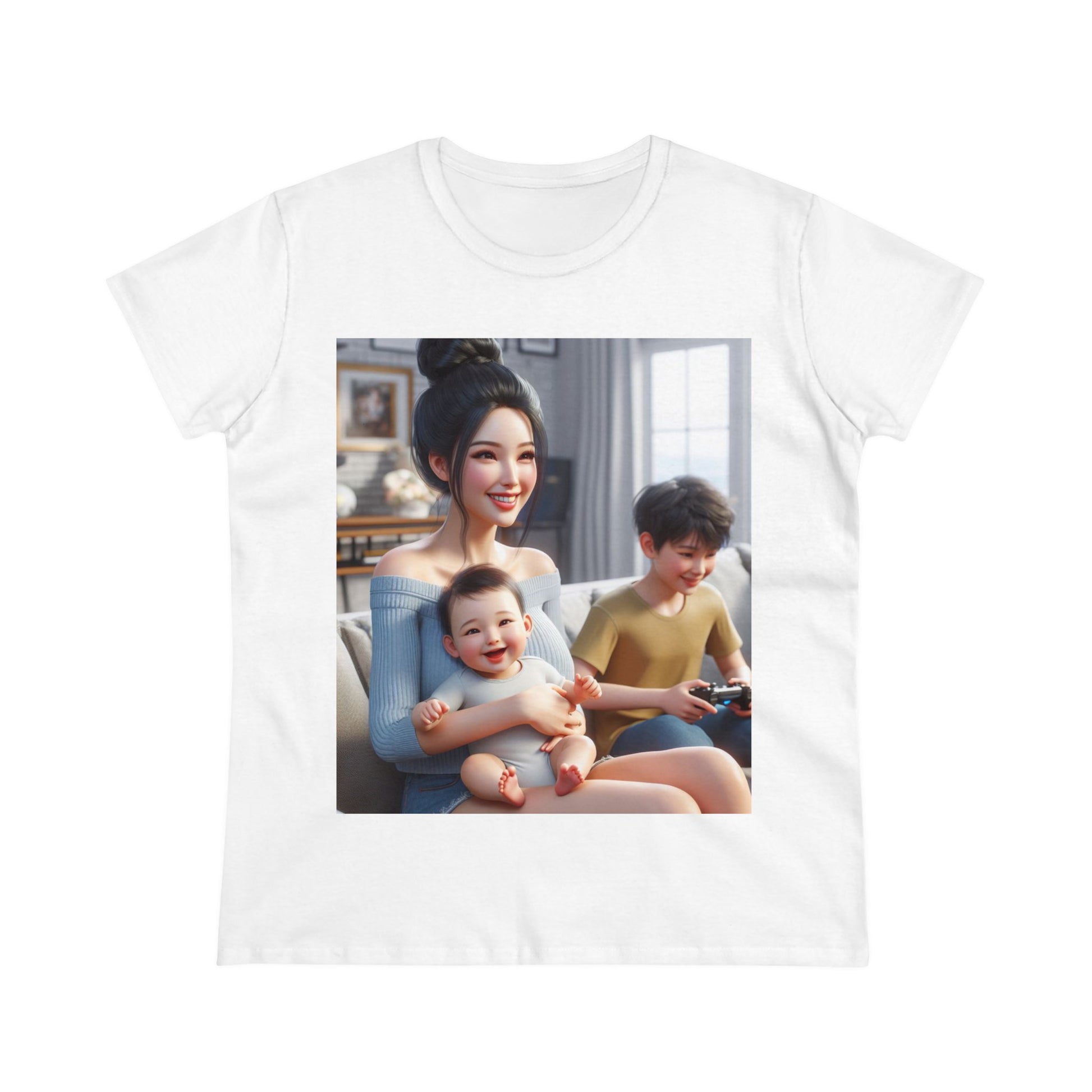 Family Time T-Shirt T-Shirt Printify White S