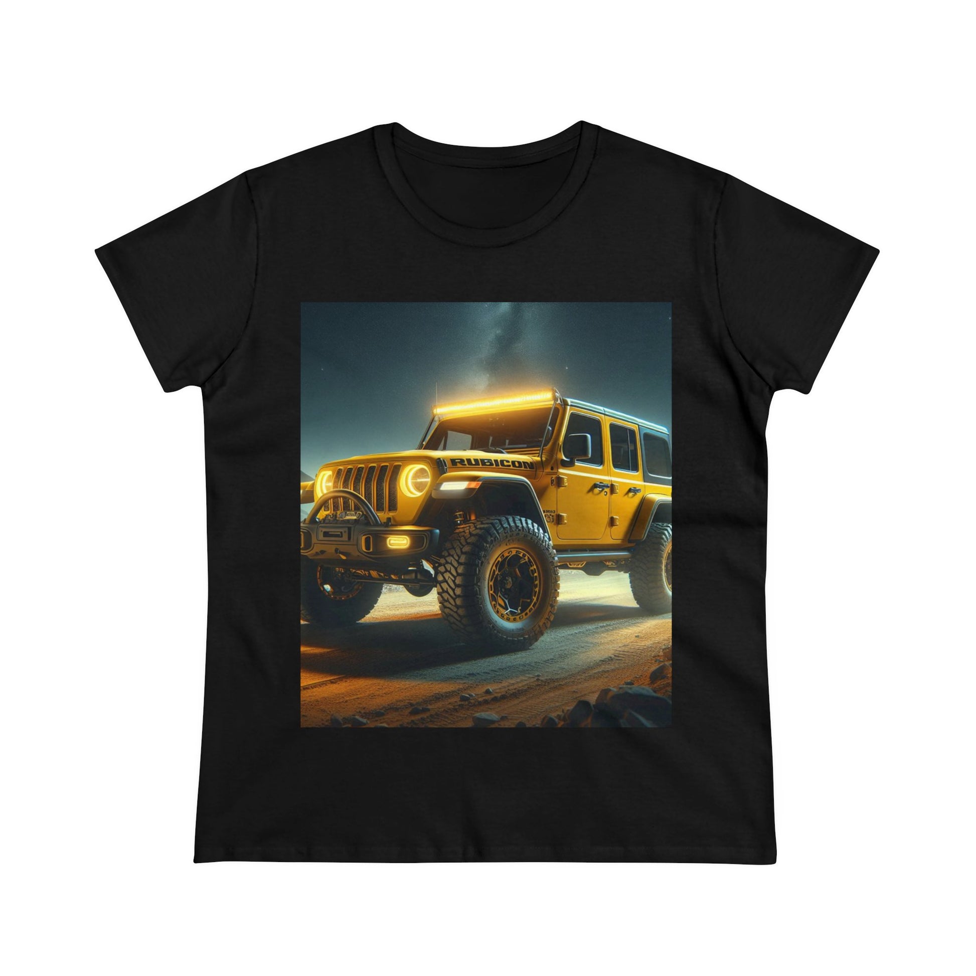 Yellow Rubicon T-Shirt T-Shirt Printify Black S