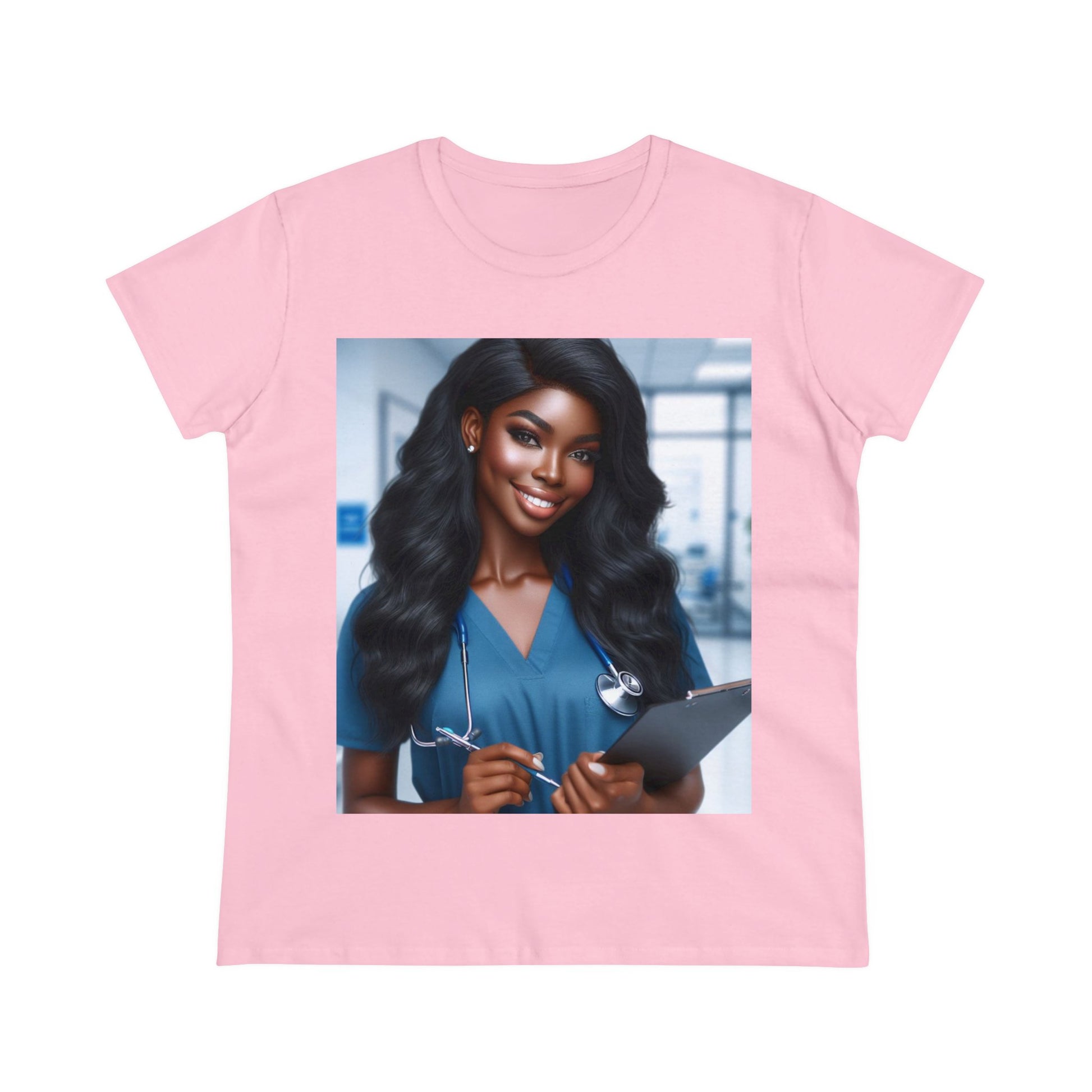 Your Favorite Nurse T-Shirt T-Shirt Printify Light Pink S