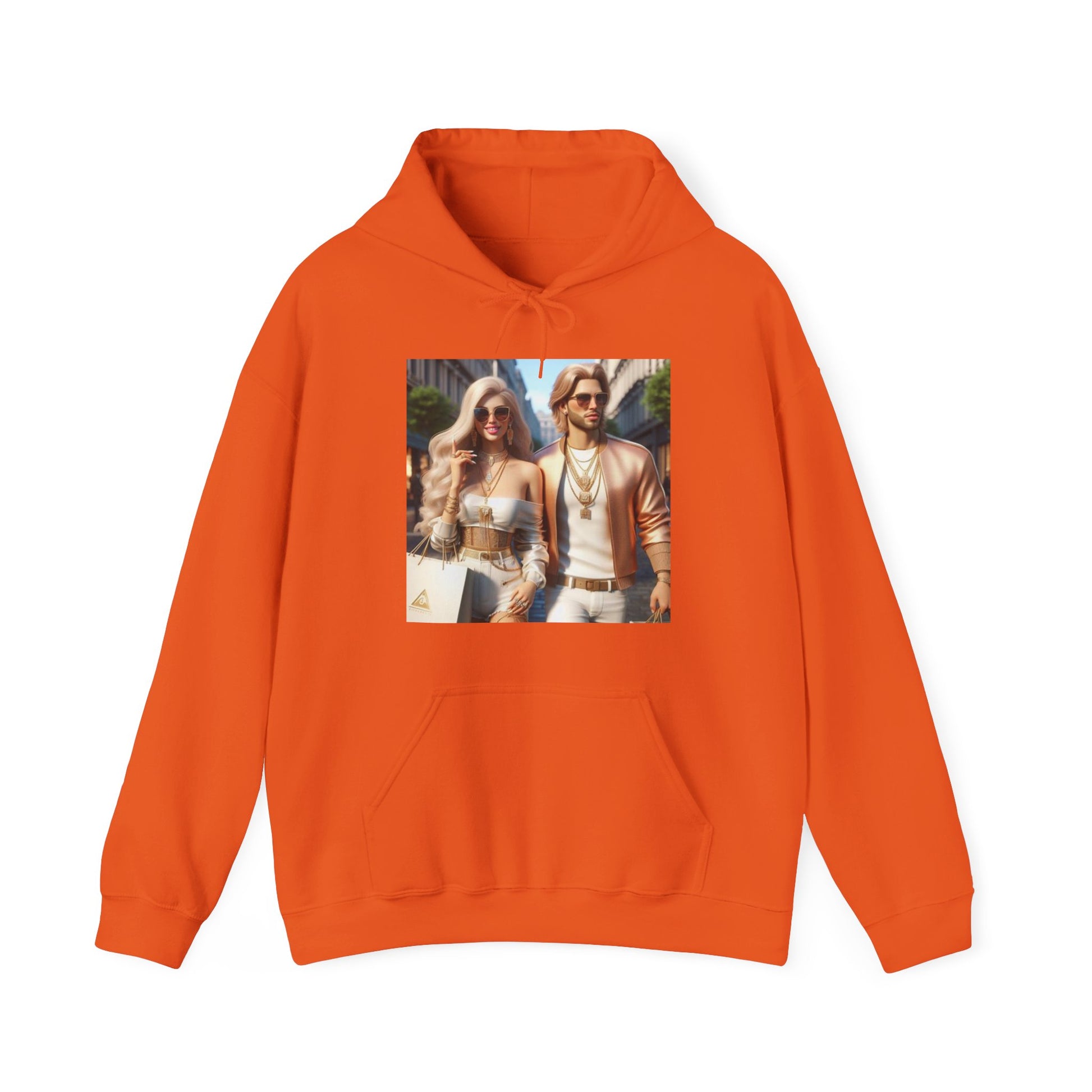 Thank You to My Man Hoodie Hoodie Printify Orange S