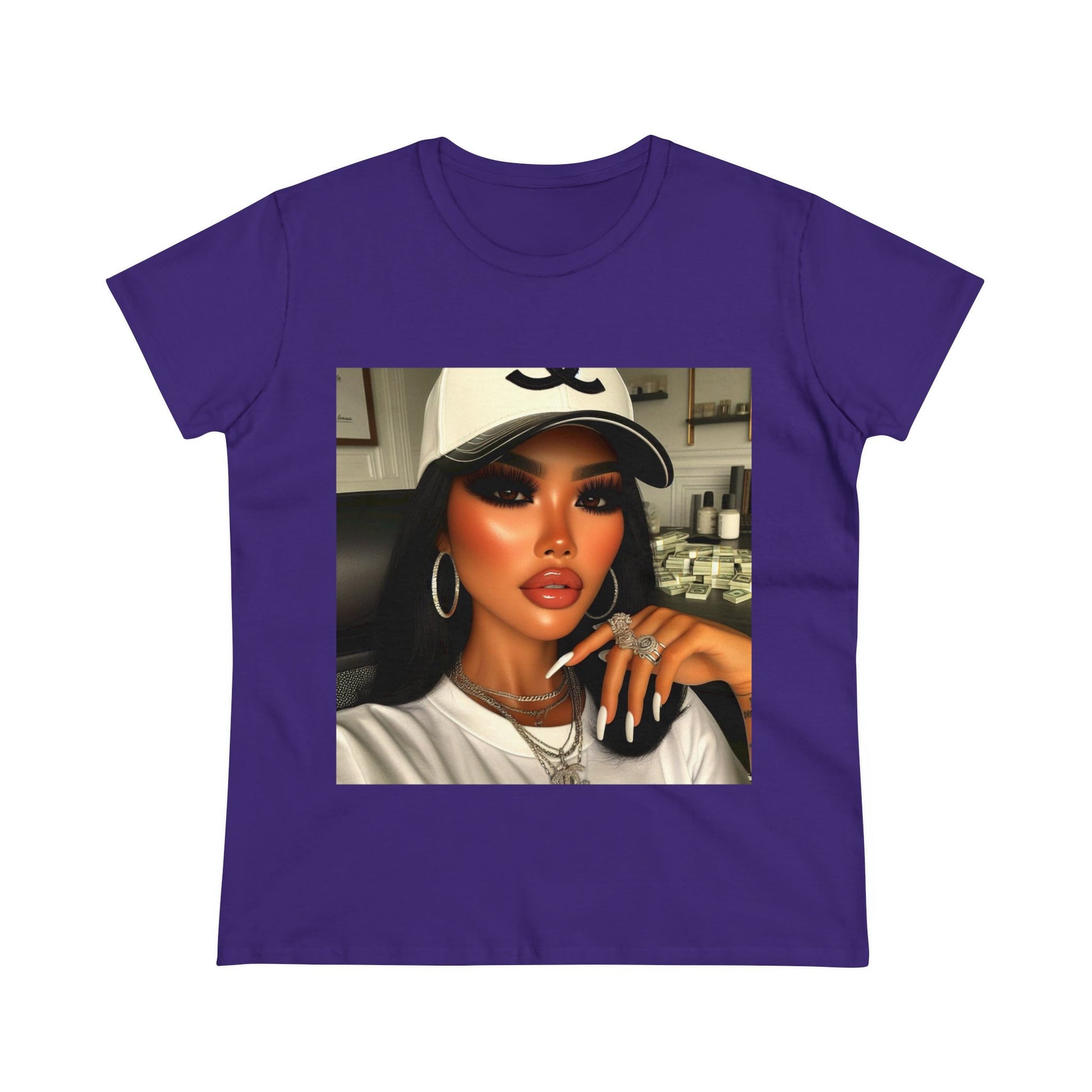 Big Money T-Shirt T-Shirt Printify Purple S