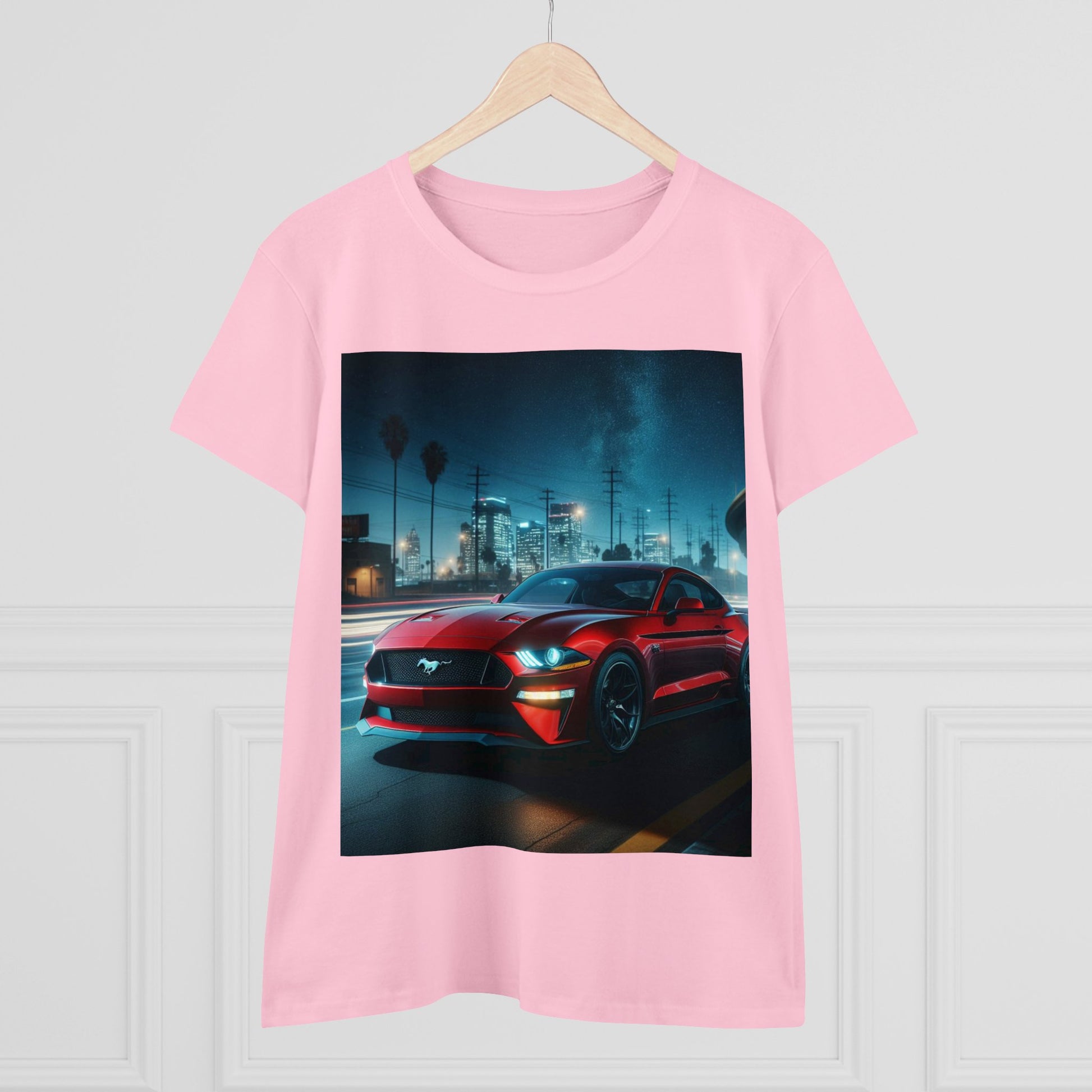 Red Mustang T-Shirt T-Shirt Printify