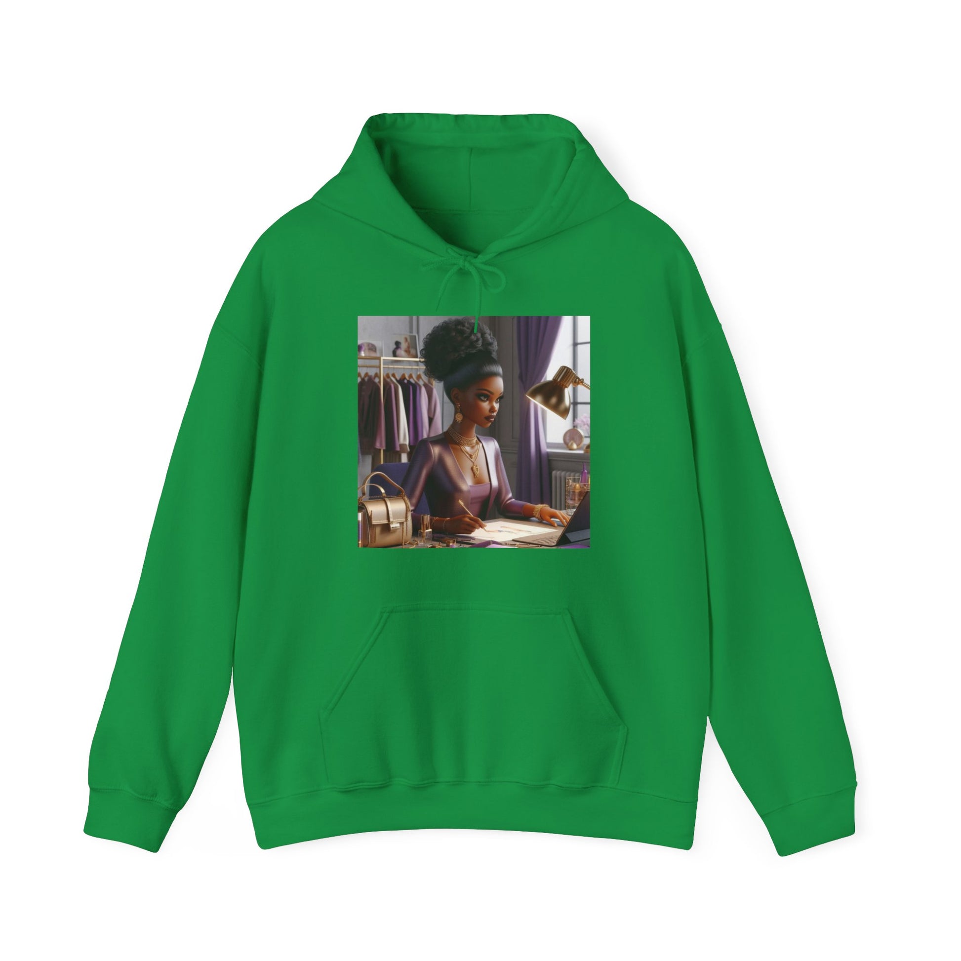 Fashion and Beauty Hoodie Hoodie Printify Irish Green S