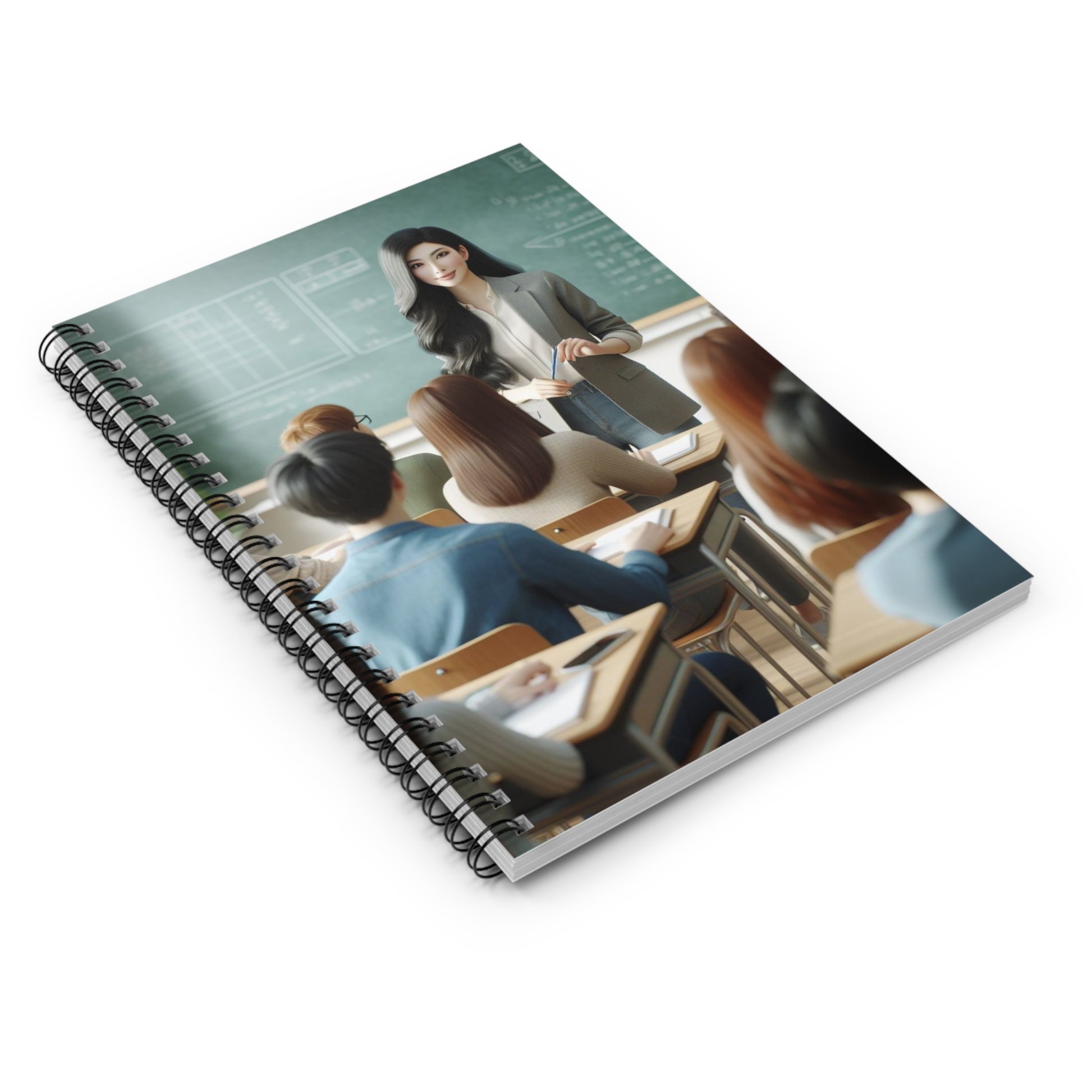 Class in Session Spiral Notebook Paper products Printify