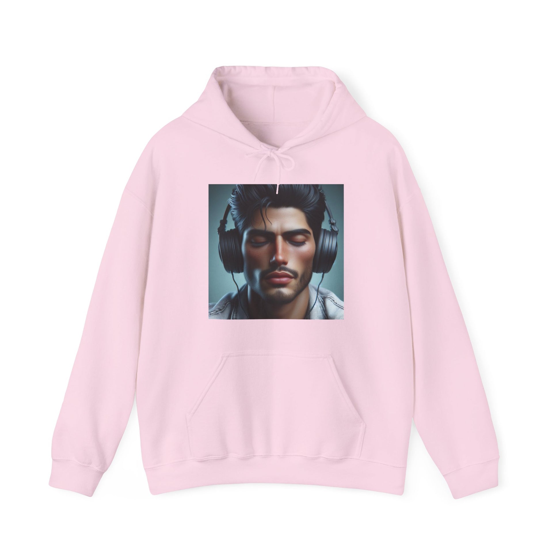 Music Vibes Hoodie Hoodie Printify Light Pink S