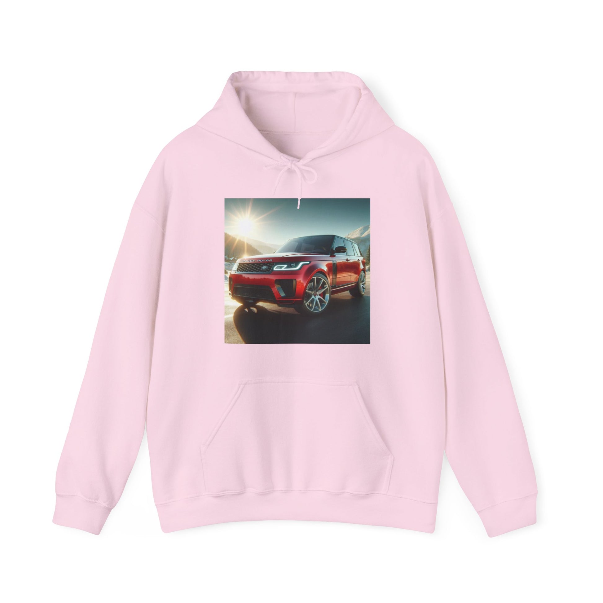 Red Range Rover Hoodie Hoodie Printify Light Pink S