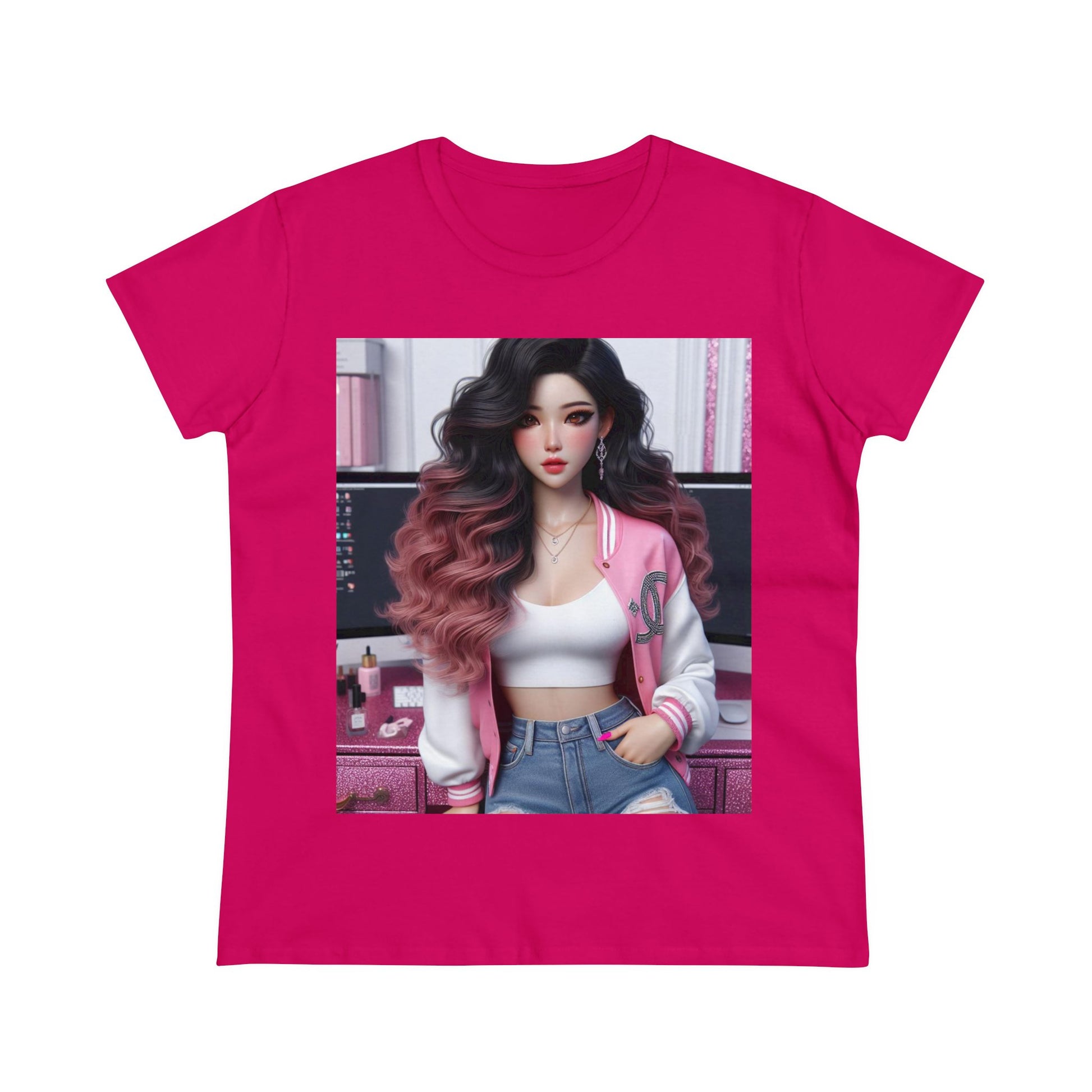 Pink Everything T-Shirt T-Shirt Printify Heliconia S