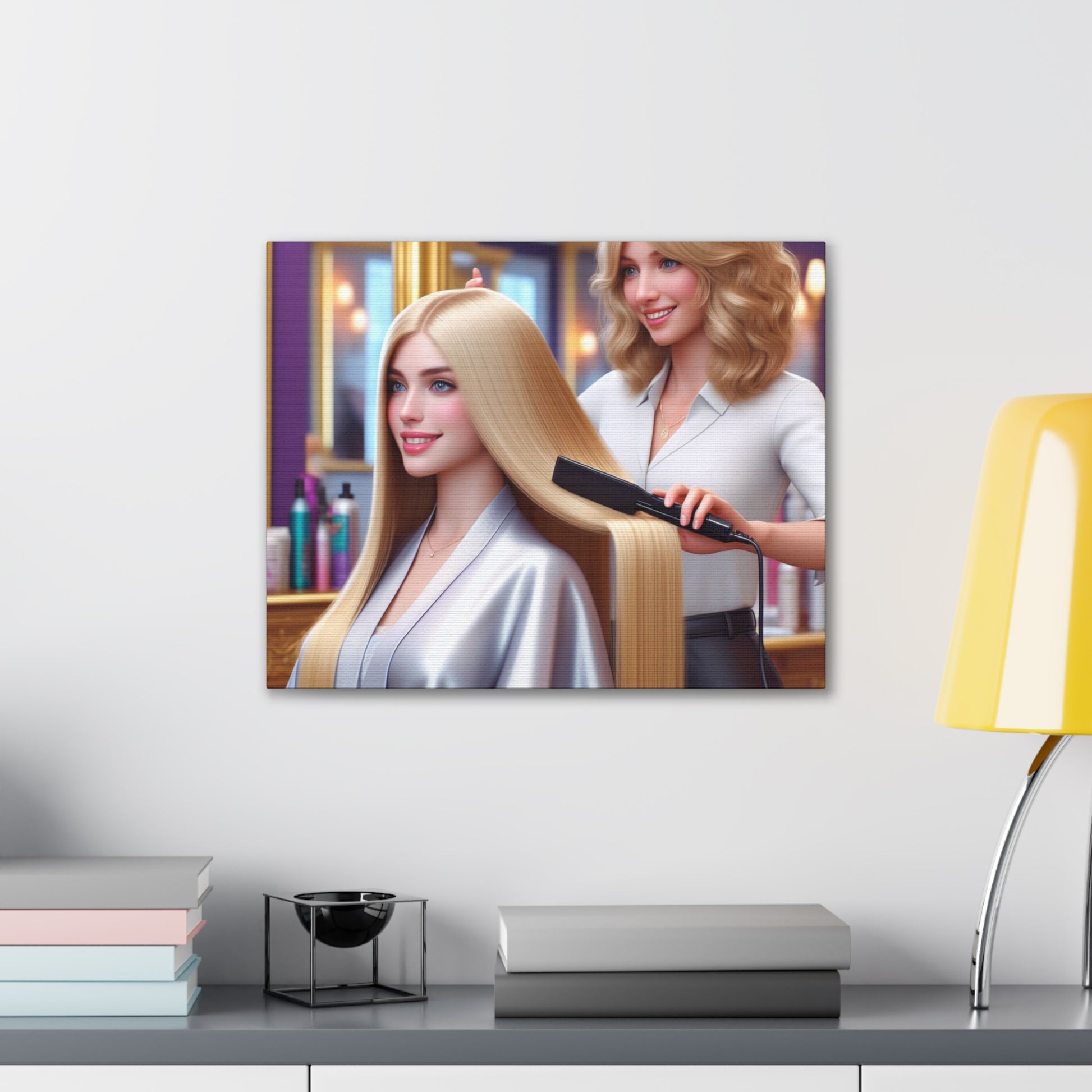 Hair Day Canvas Canvas Printify 20″ x 16″ (Horizontal) 0.75''