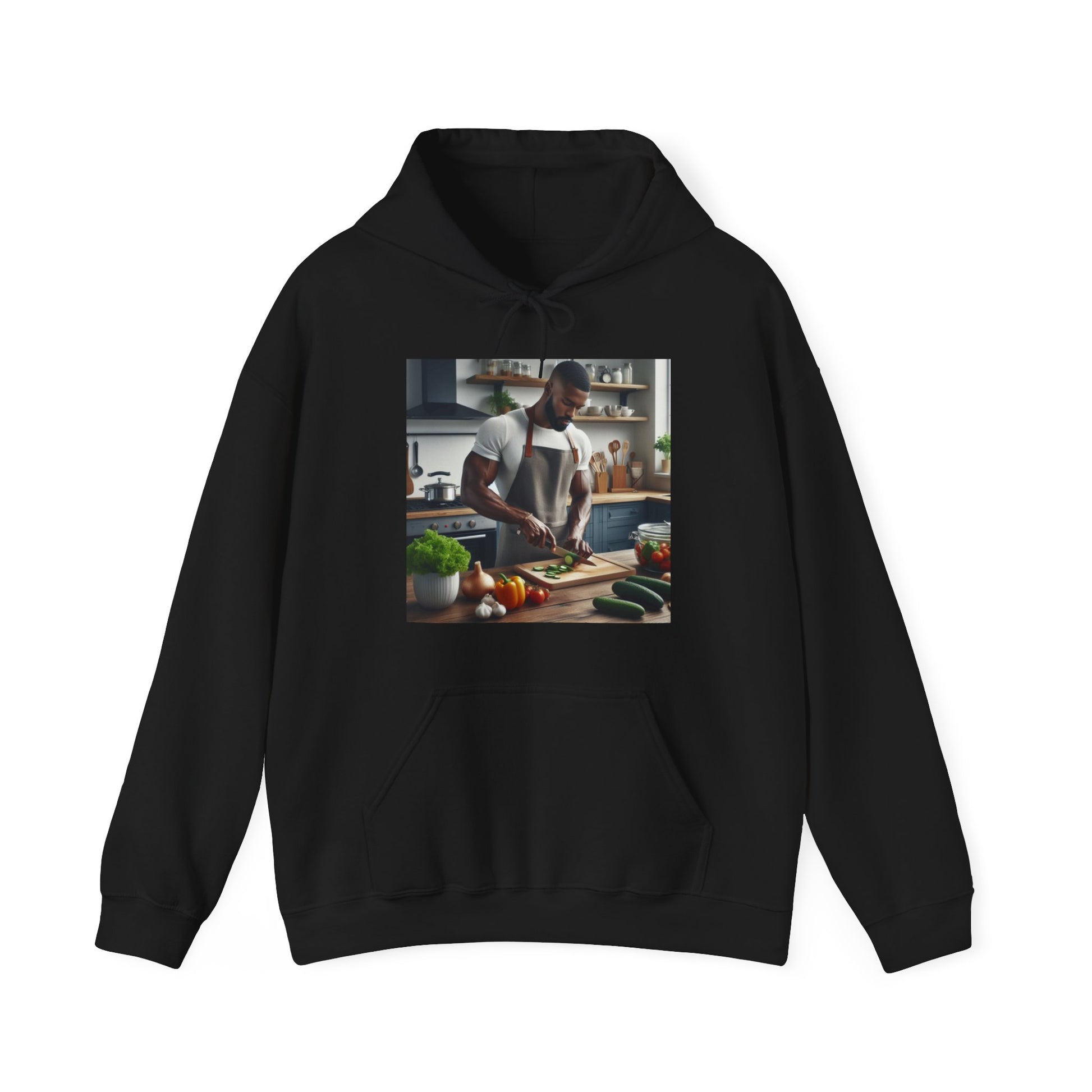 Dinner Time Hoodie Hoodie Printify Black S