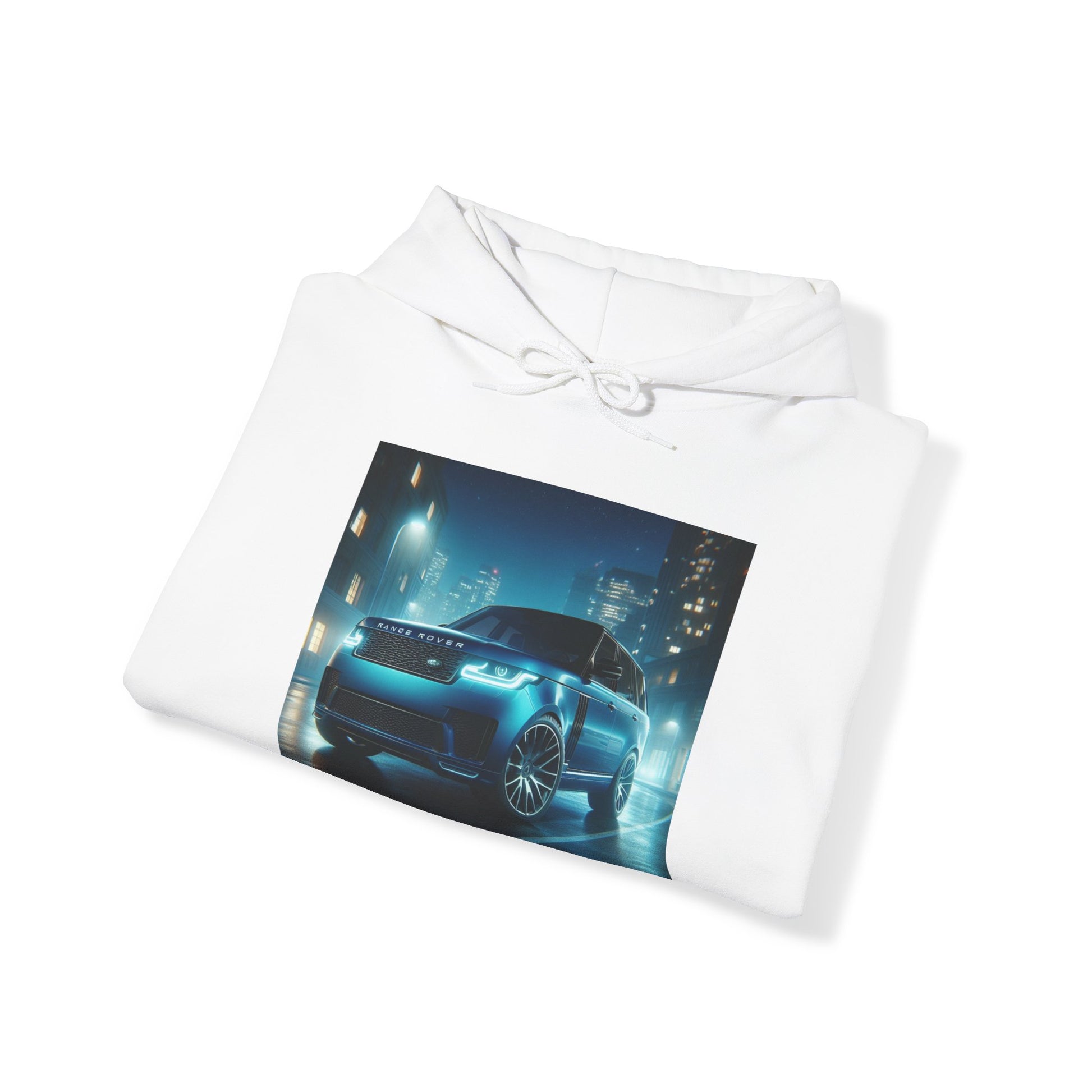 Blue Range Rover Hoodie Hoodie Printify