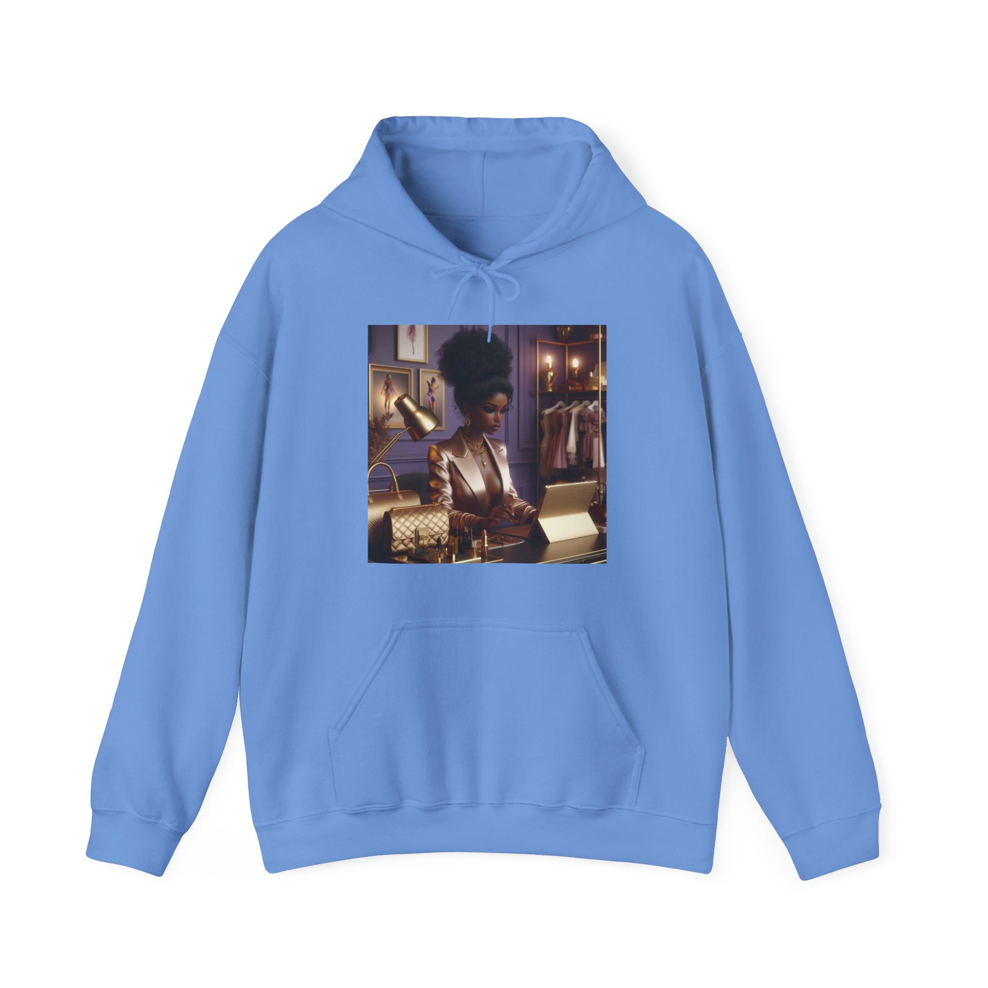 Fashion and Beauty Hoodie Hoodie Printify Carolina Blue S