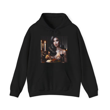 Elegant Meal Hoodie Hoodie Printify Black S