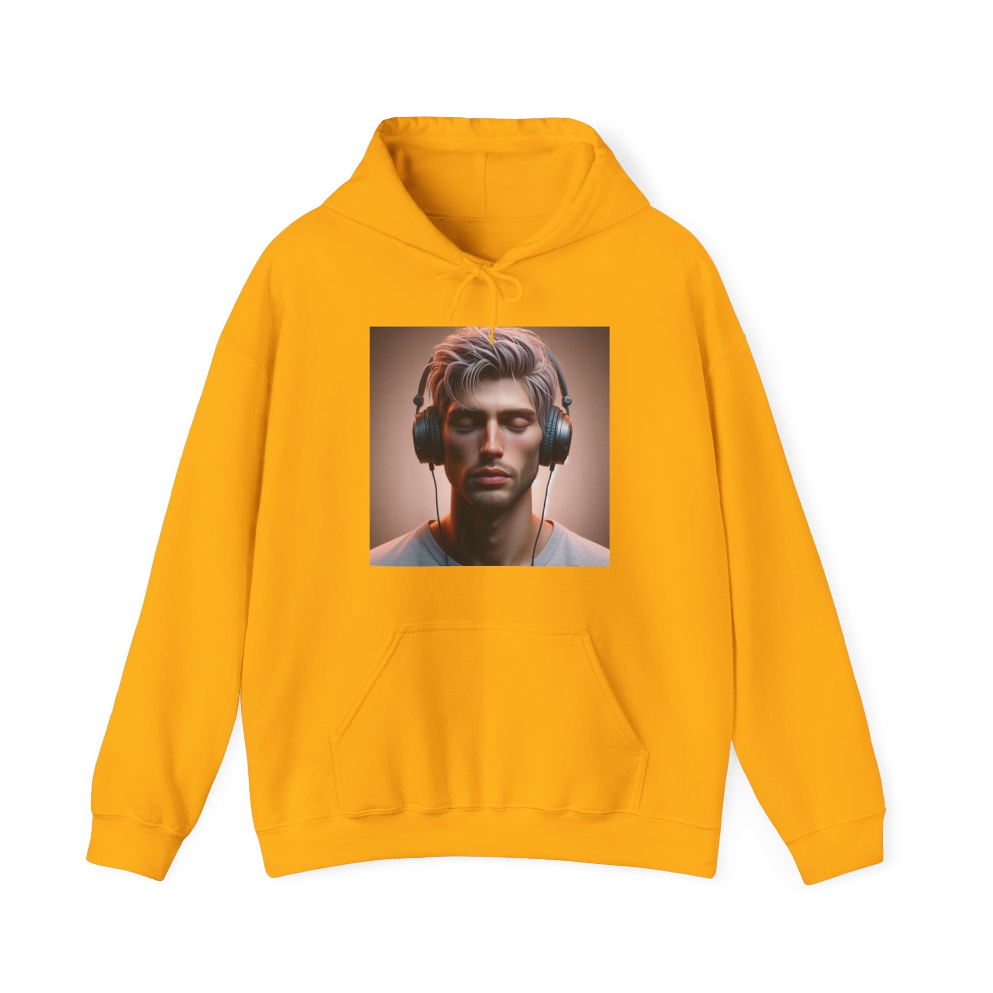 Music Vibes Hoodie Hoodie Printify Gold S